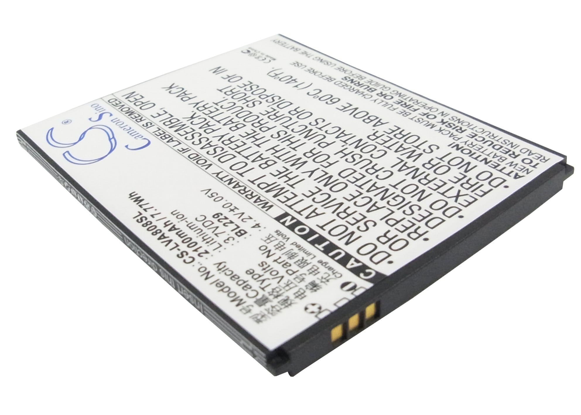 Batteri till SmartPhone, Mobil för Lenovo A8, A808T, A806