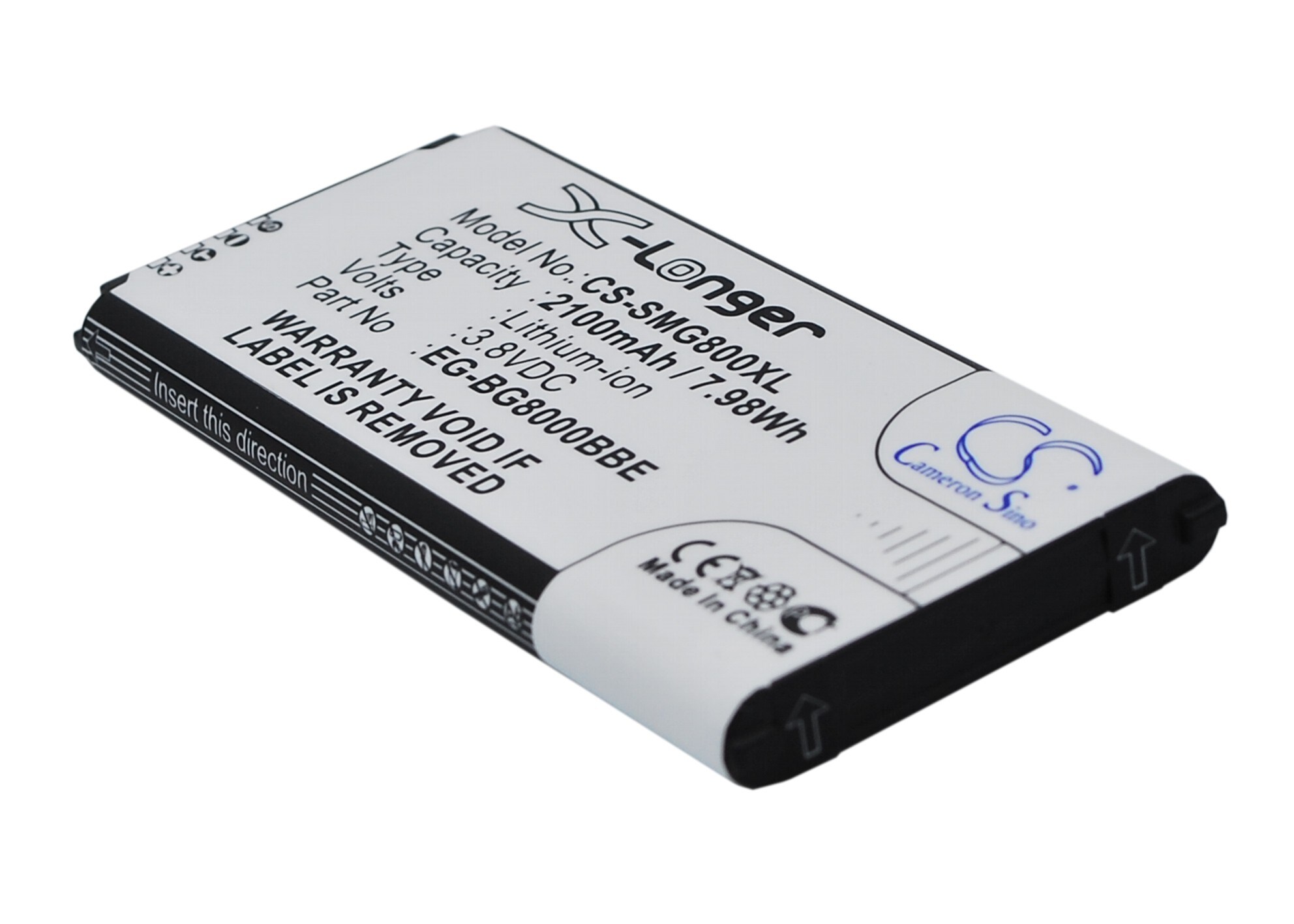 Batteri till SmartPhone, Mobil för Samsung Galaxy S5 Mini, SM-G800F, SM-G800Y m.fl.