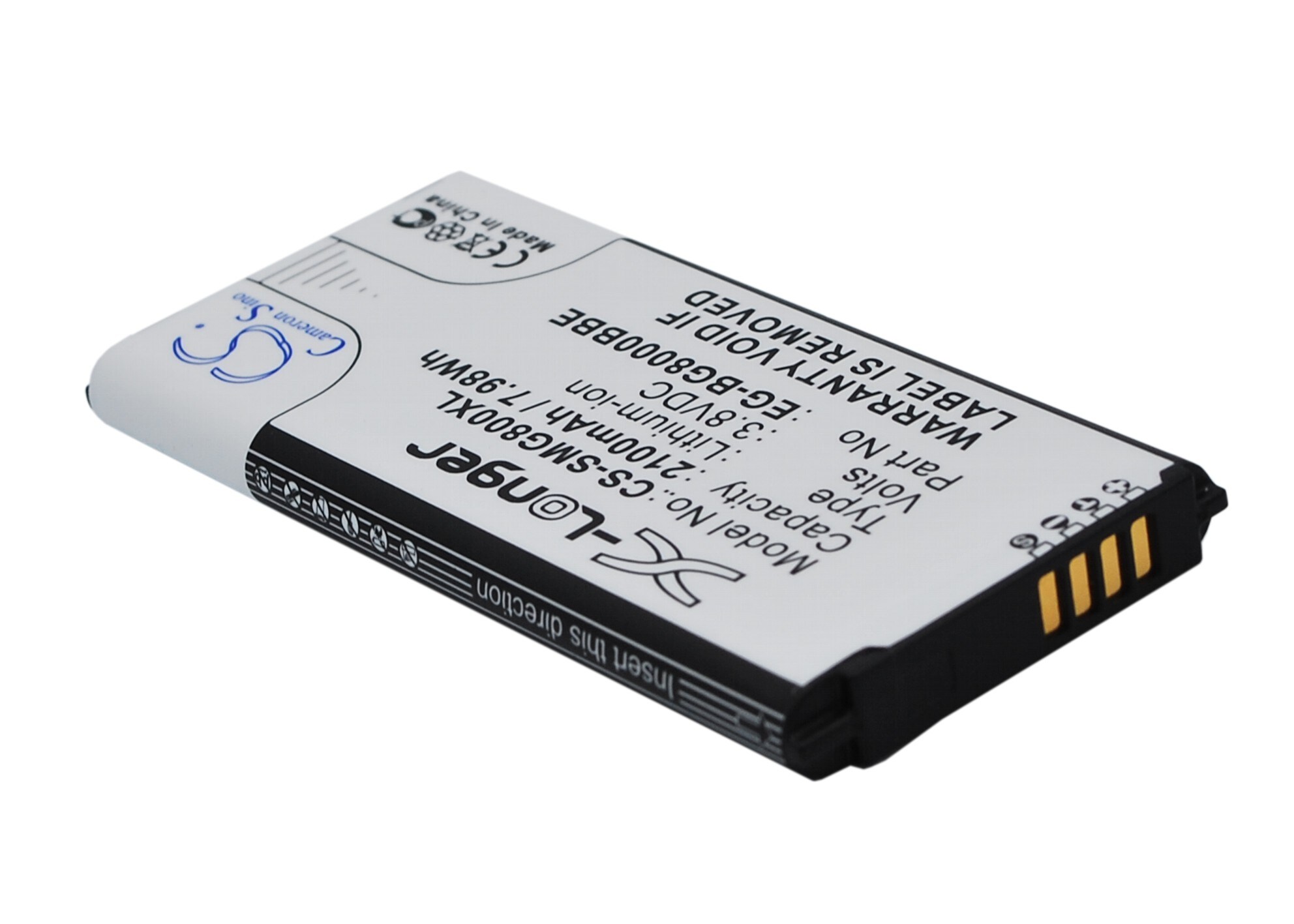 Batteri till SmartPhone, Mobil för Samsung Galaxy S5 Mini, SM-G800F, SM-G800Y m.fl.