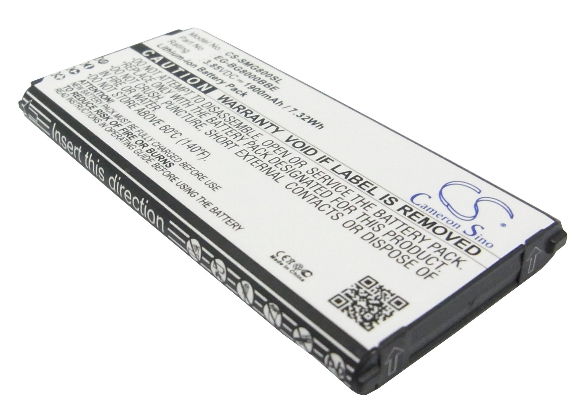 Batteri till SmartPhone, Mobil för Samsung Galaxy S5 Mini, SM-G800F, SM-G800Y m.fl.
