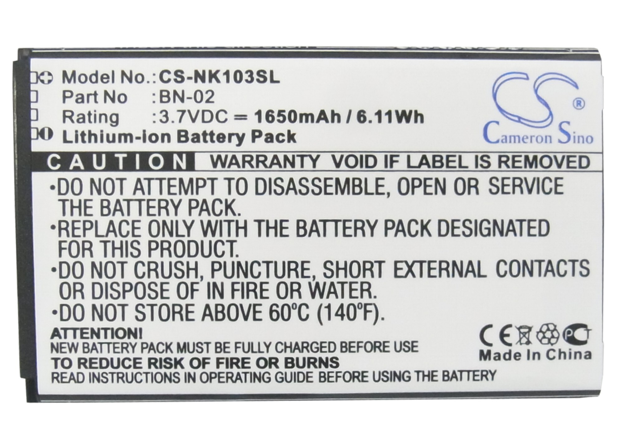 Batteri till SmartPhone, Mobil för Nokia Nokia XL, XL Dual SIM, RM-1030 m.fl.