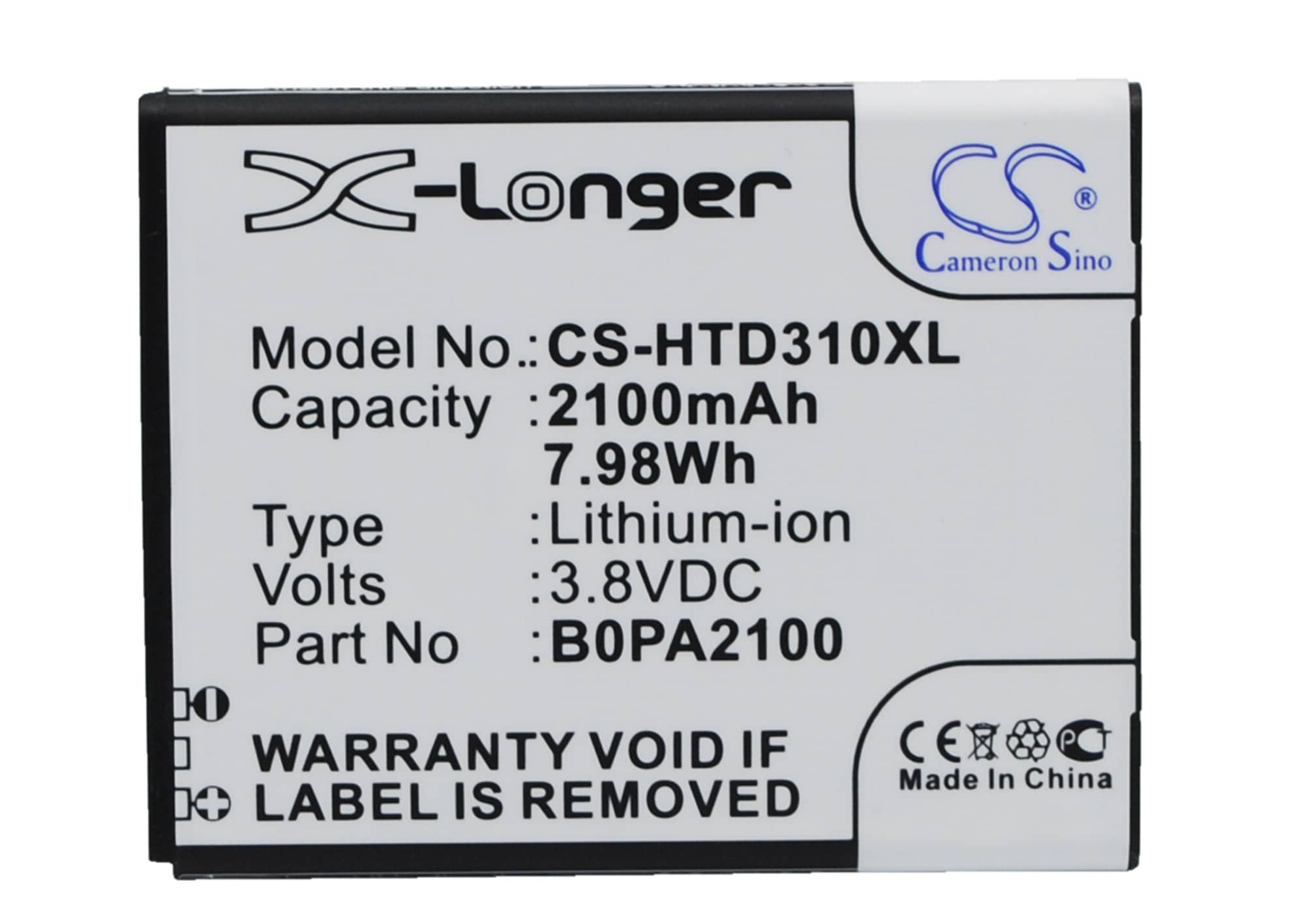 Batteri till SmartPhone, Mobil för HTC Desire D310w, Desire D310, Desire D310f m.fl.