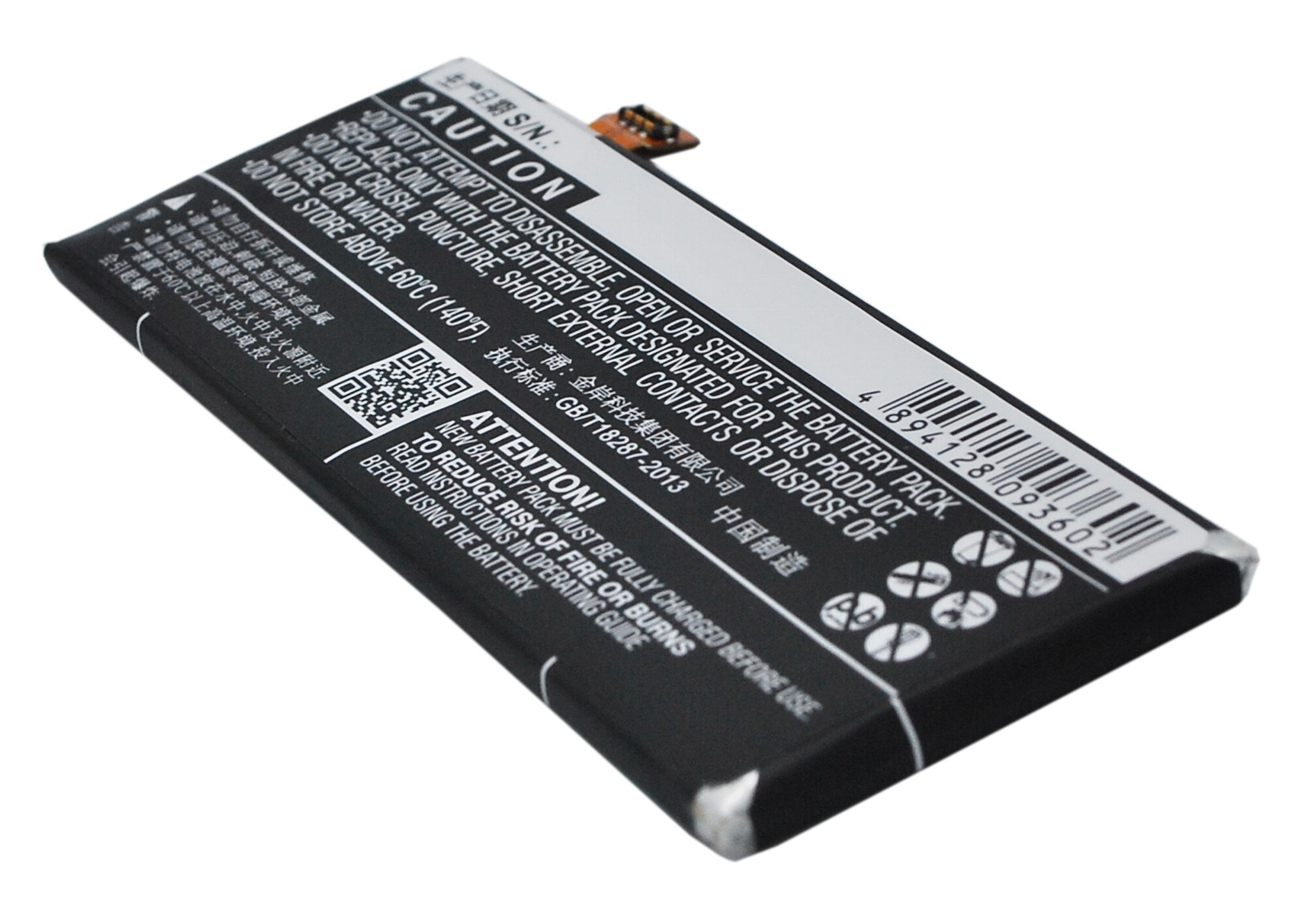 Batteri till SmartPhone, Mobil för ZTE Blade Apex 2, Z798BL, Majesty Pro LTE m.fl.