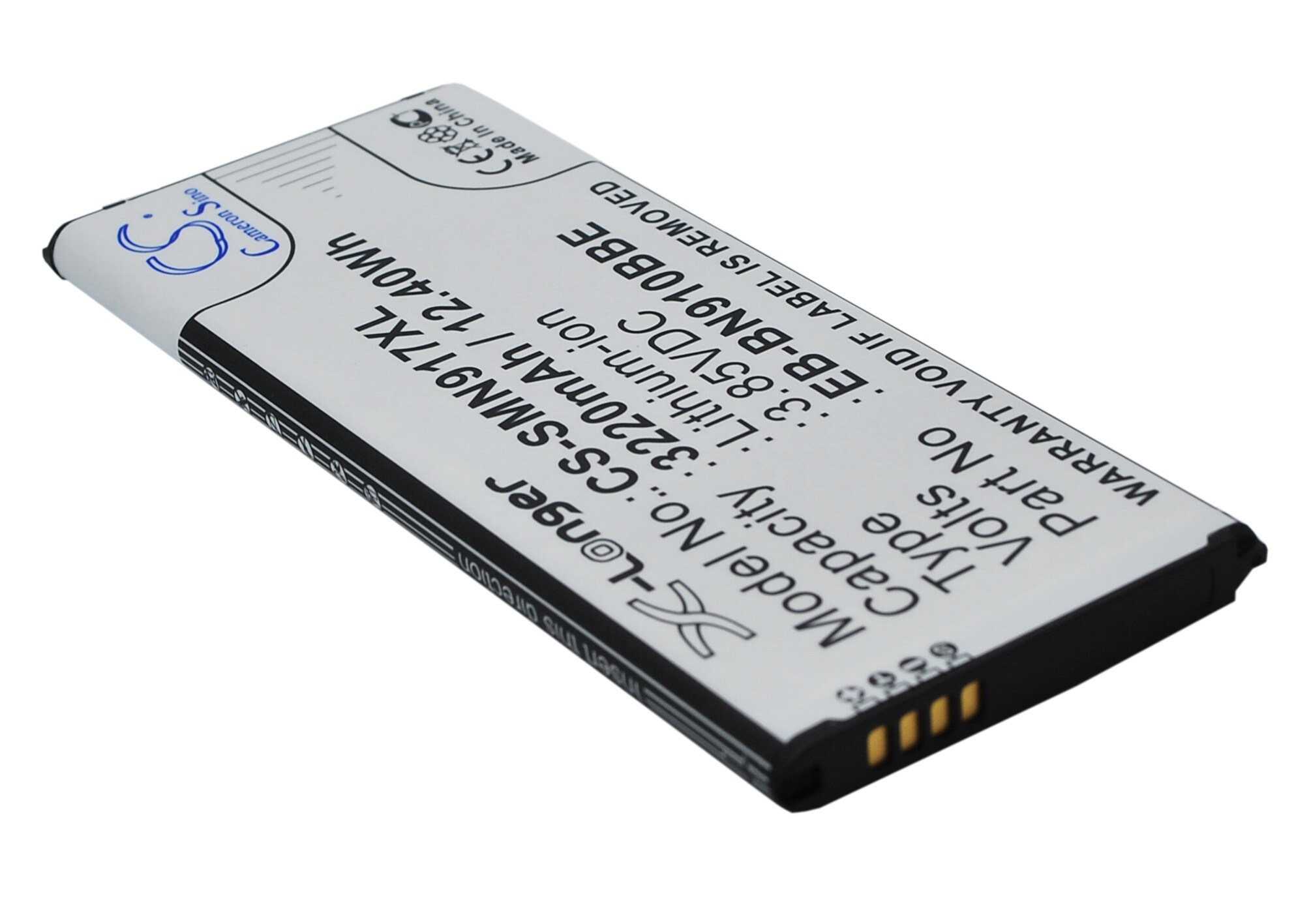 Batteri till SmartPhone, Mobil för Samsung Galaxy Note 4, SM-N910W8, SM-N910R4 m.fl.