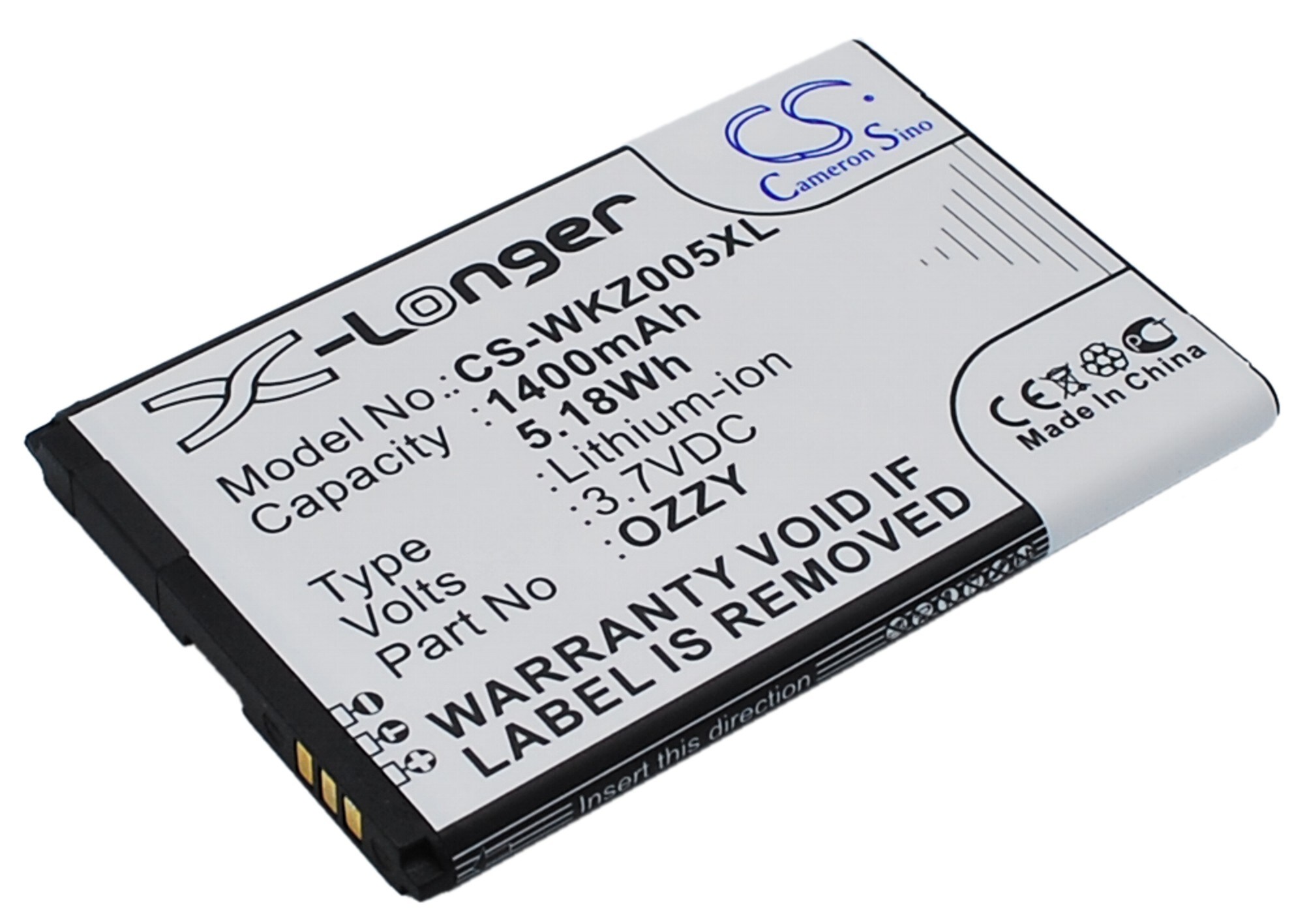 Batteri till SmartPhone, Mobil för Wiko Ozzy, Ozzy Double Sim