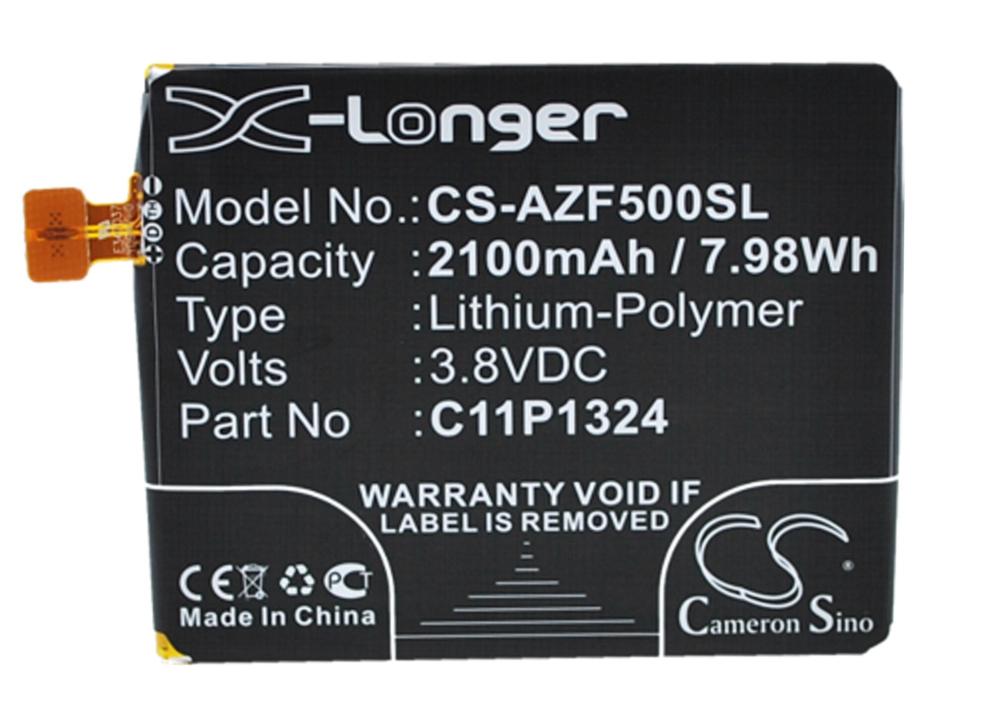 Batteri till SmartPhone, Mobil för Asus ZenFone 5, ZenFone 5 A500, ZenFone 5 A501 m.fl.