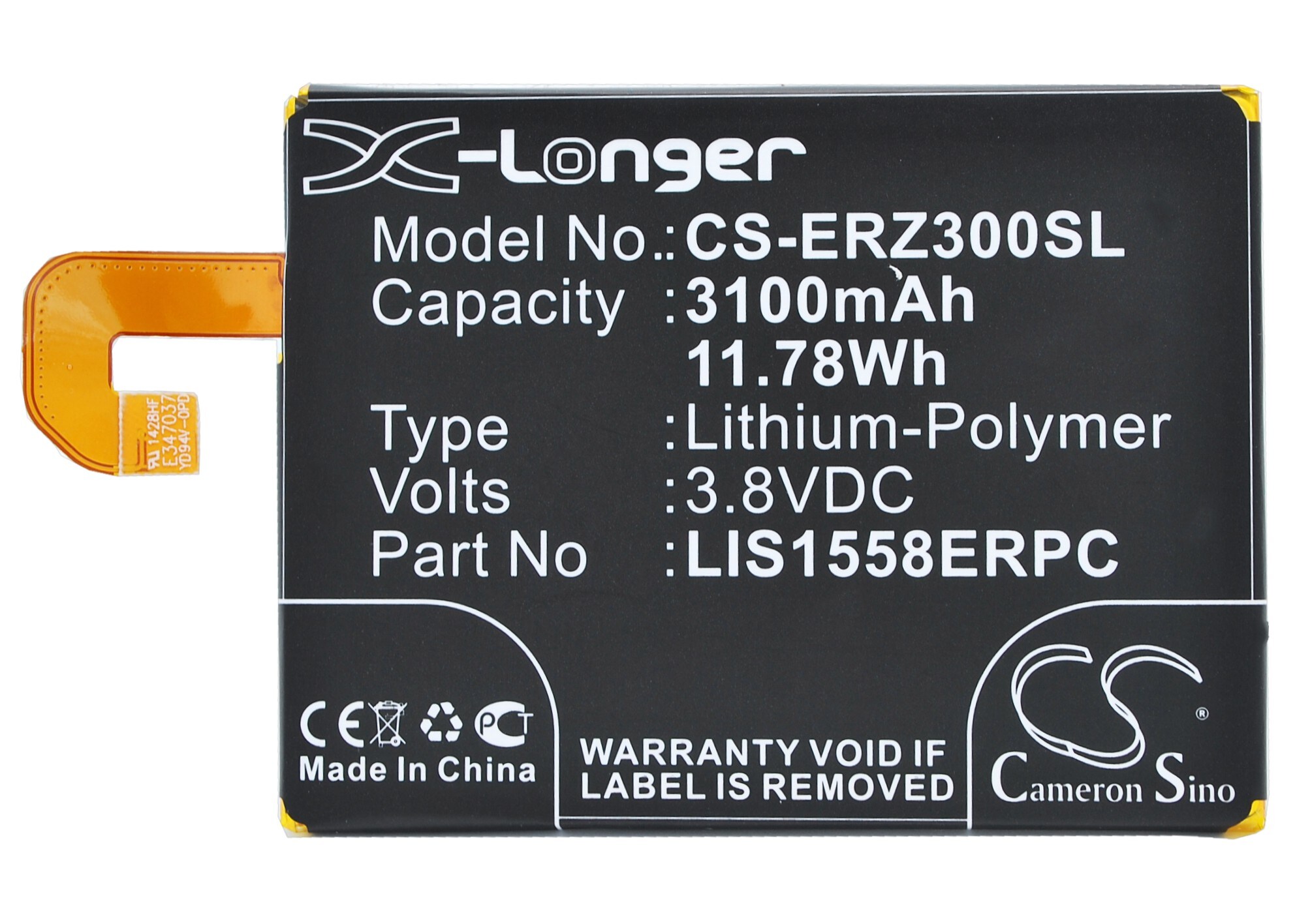 Batteri till SmartPhone, Mobil för Sony Ericsson Xperia Z3, Xperia Z3 Daul m.fl.