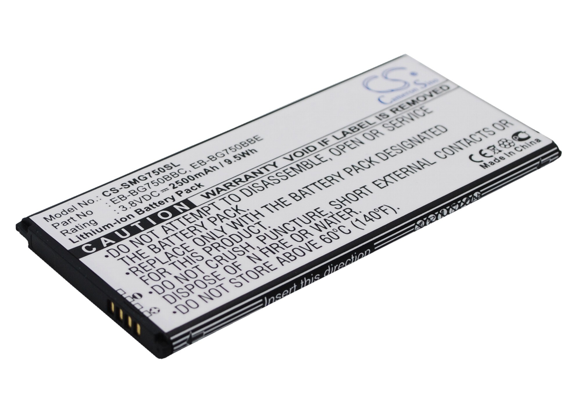 Batteri till SmartPhone, Mobil för Samsung SM-G750, SM-G750A, SM-G750F m.fl.