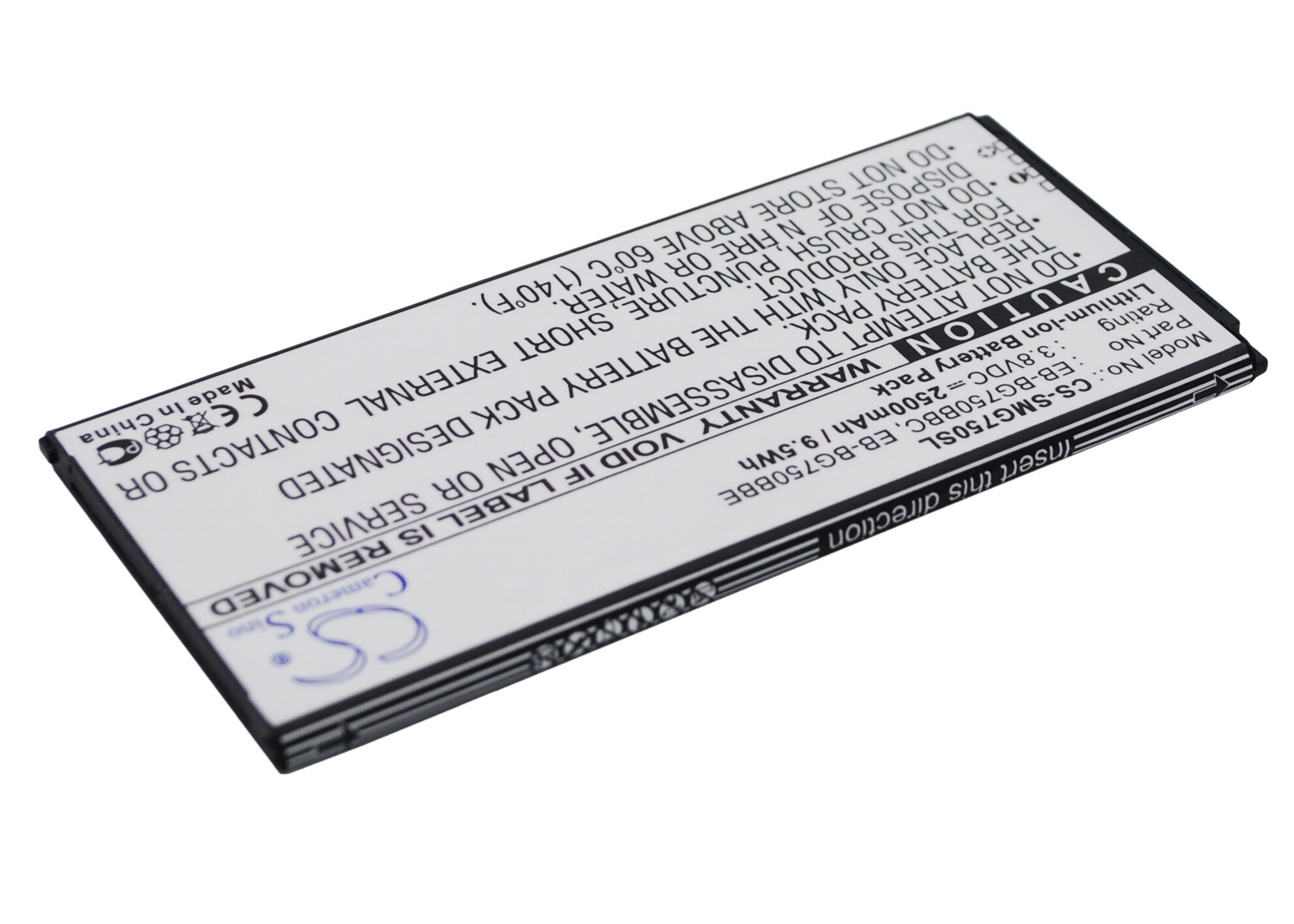 Batteri till SmartPhone, Mobil för Samsung SM-G750, SM-G750A, SM-G750F m.fl.
