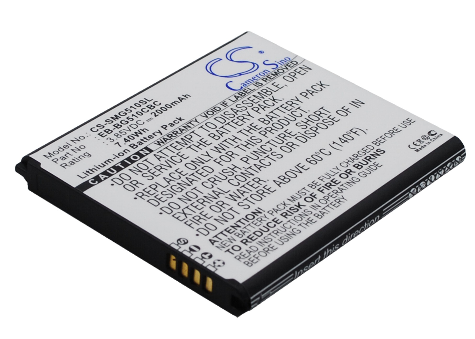 Batteri till SmartPhone, Mobil för Samsung Galaxy Core Max, SM-G5109 m.fl.