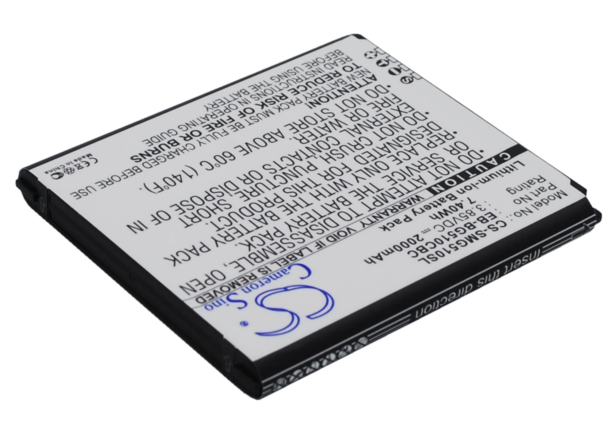 Batteri till SmartPhone, Mobil för Samsung Galaxy Core Max, SM-G5109 m.fl.