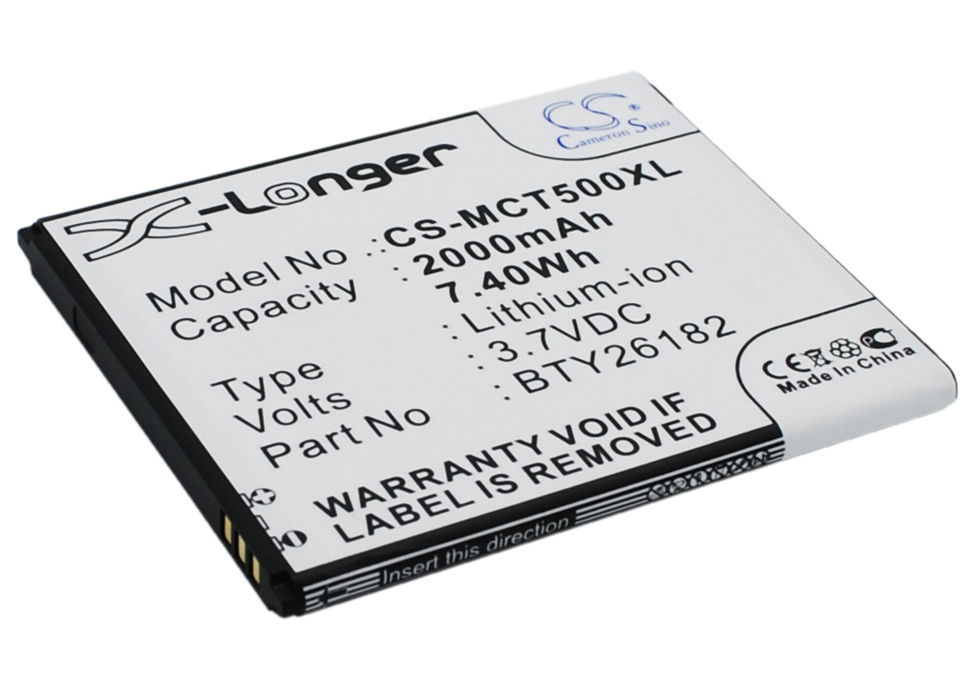 Batteri till SmartPhone, Mobil för Mobistel Cynus T5, MT-9201w, MT-9201b m.fl.