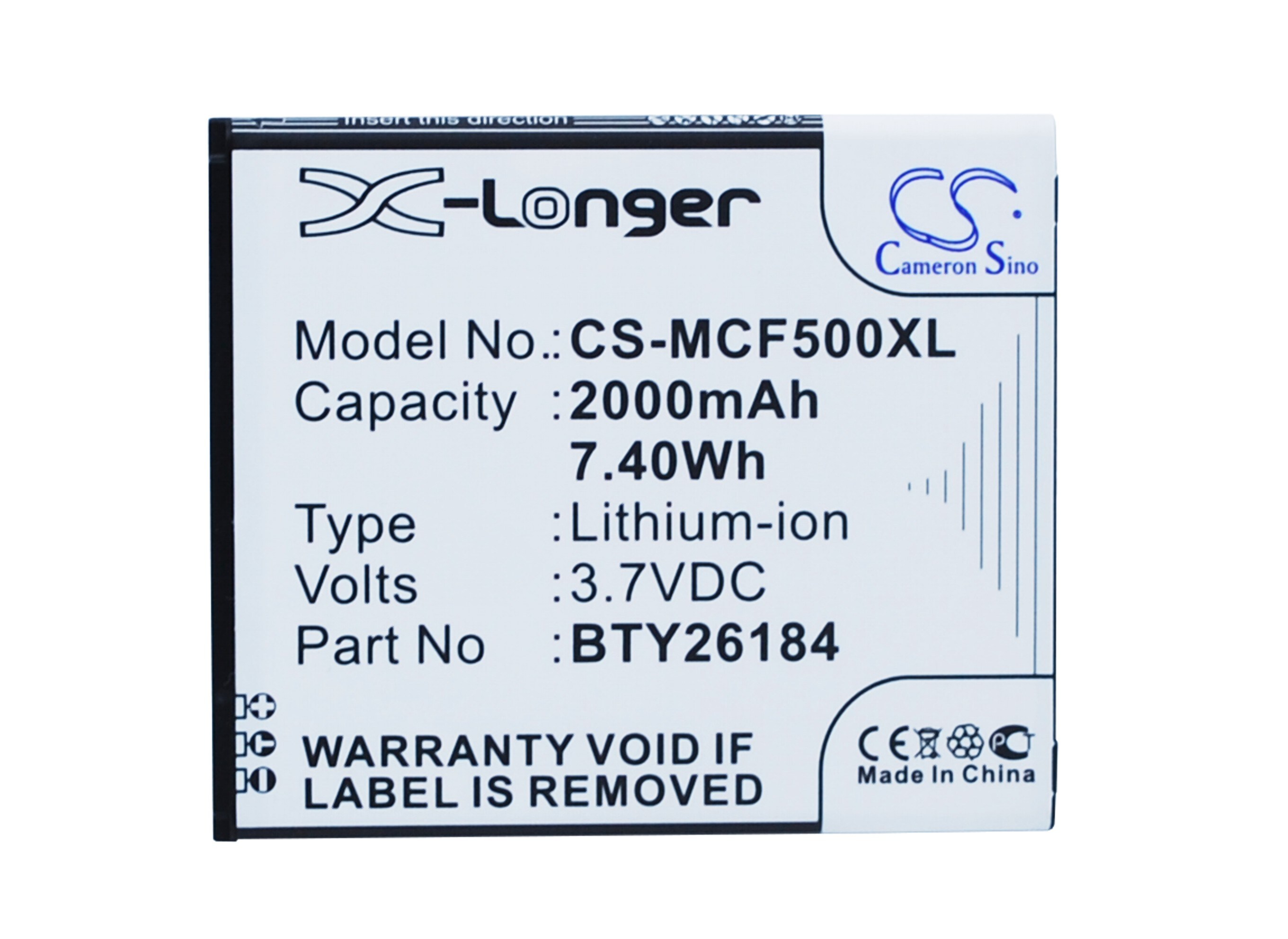 Batteri till SmartPhone, Mobil för Mobistel Cynus F5, MT8201w, MT-8201S m.fl.