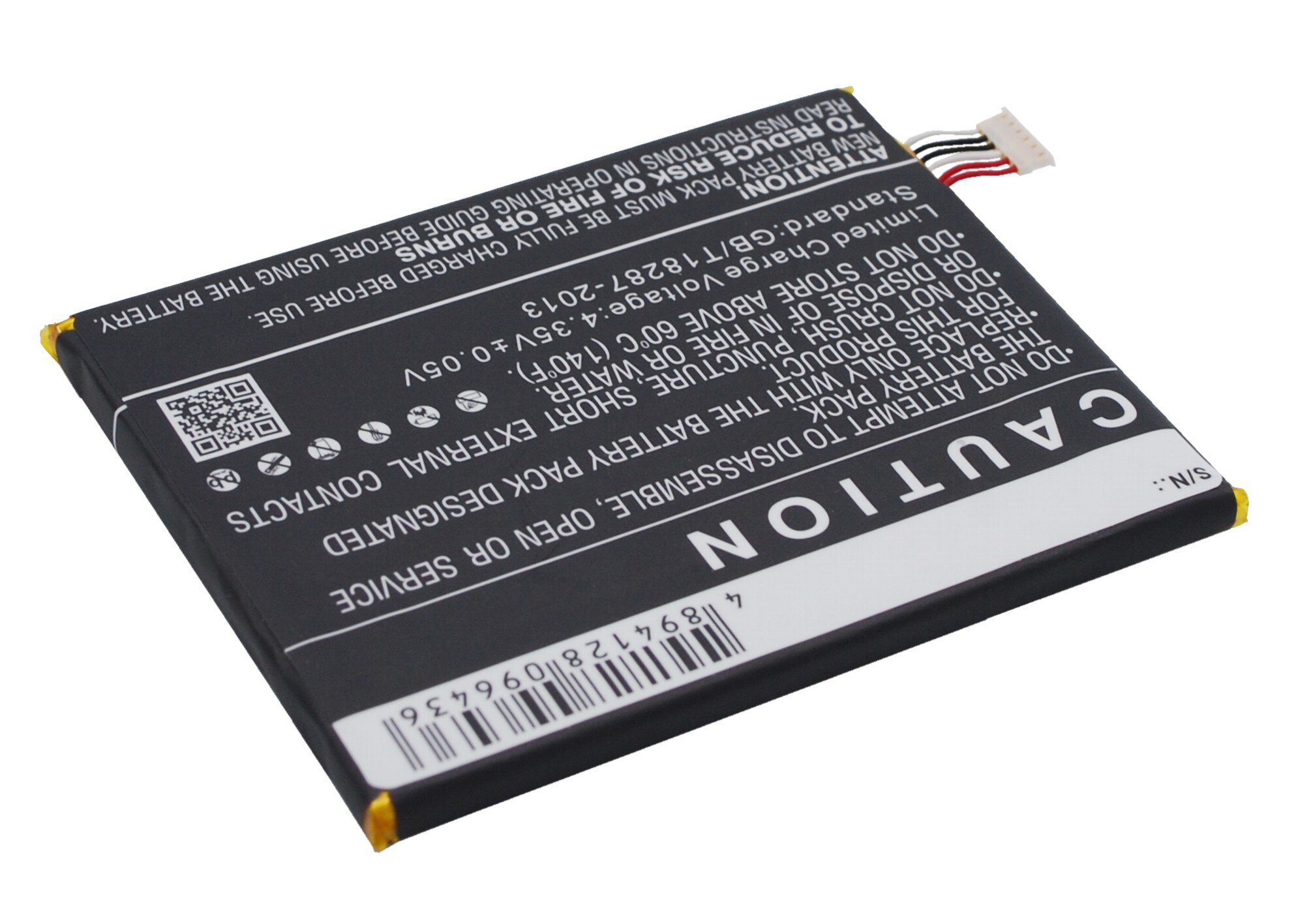 Batteri till SmartPhone, Mobil för Vodafone Smart 4 Power, OT-985N