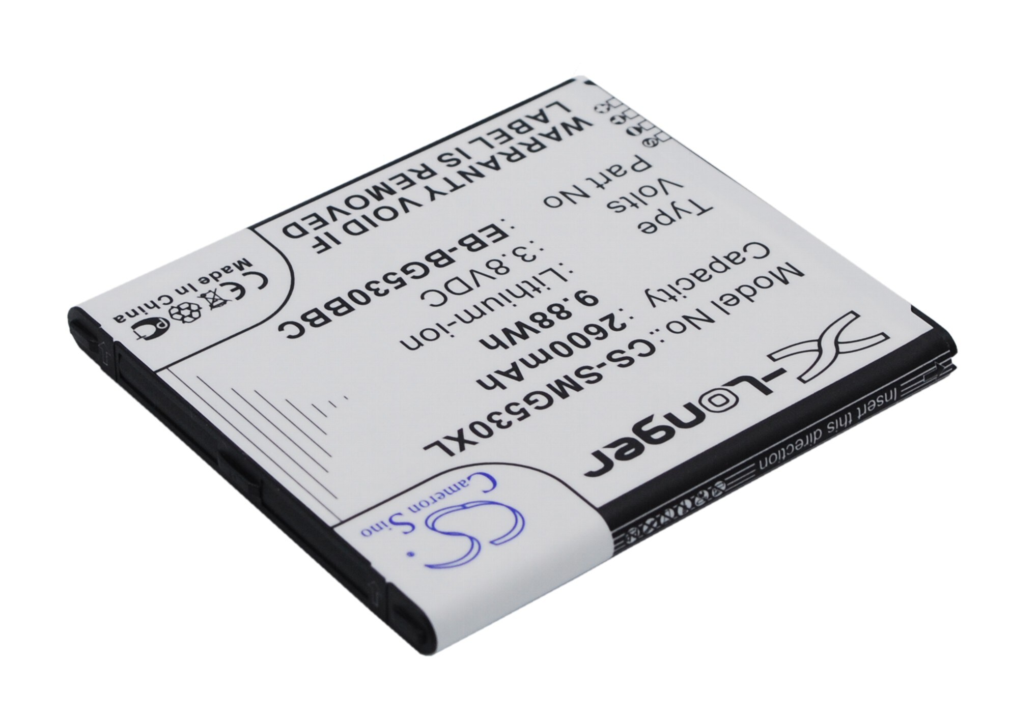 Batteri till SmartPhone, Mobil för Samsung Galaxy Grand Prime, SM-G5308, SM-G5308W m.fl.