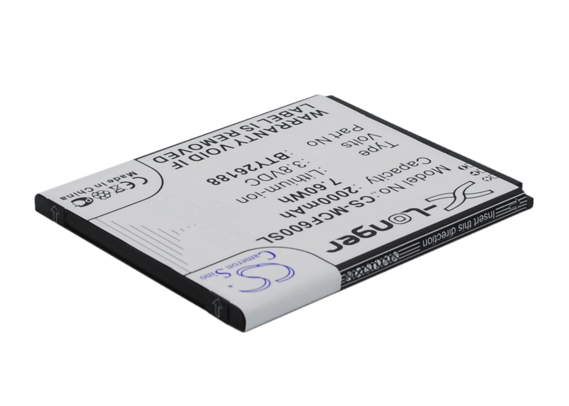 Batteri till SmartPhone, Mobil för POSH Titan HD, E500A