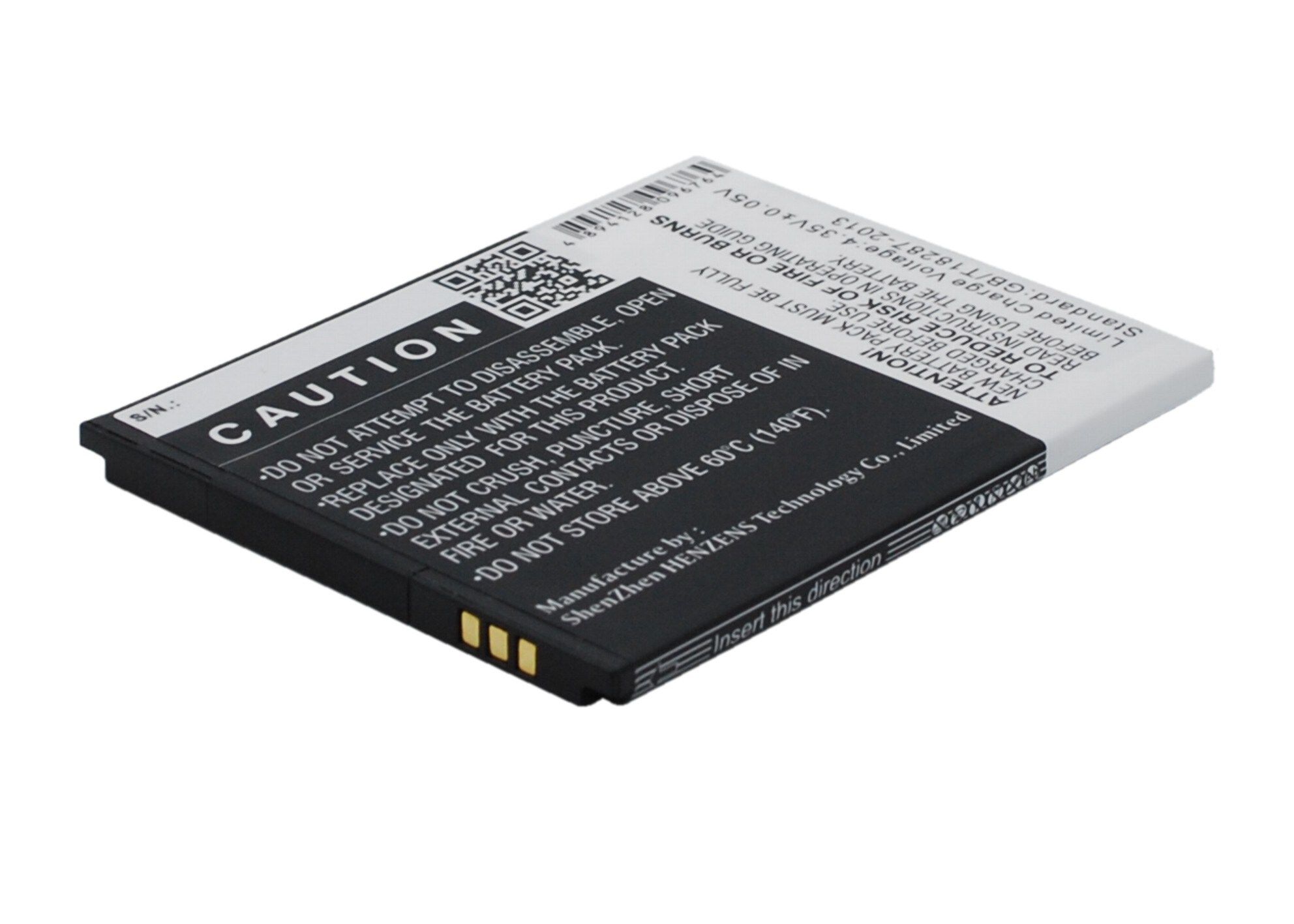Batteri till SmartPhone, Mobil för POSH Titan HD, E500A