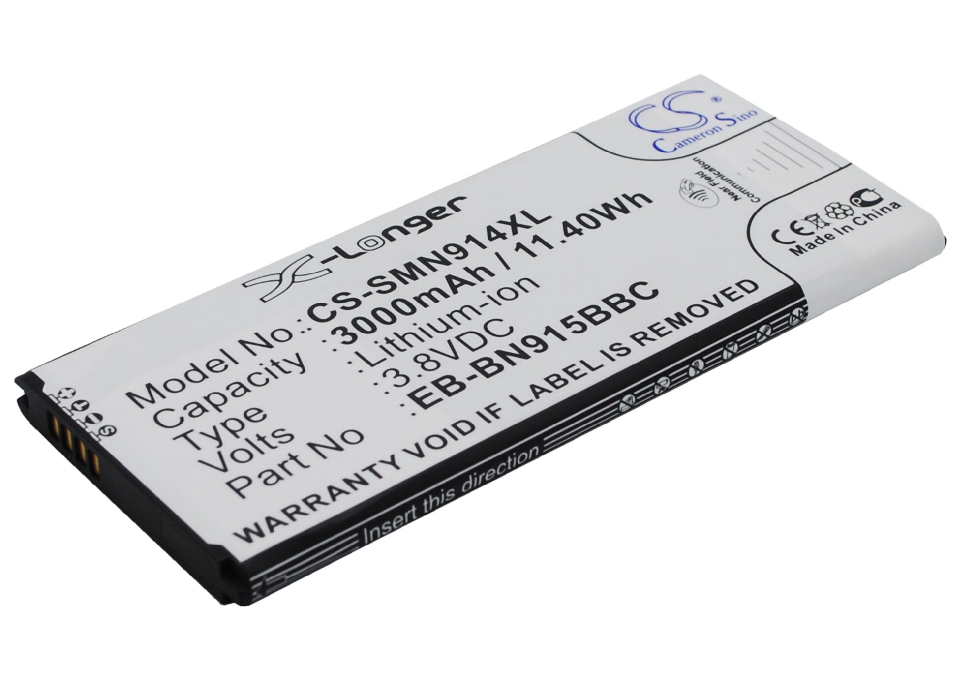 Batteri till SmartPhone, Mobil för Samsung Galaxy Note Edge, SM-N915, SM-N915A m.fl.
