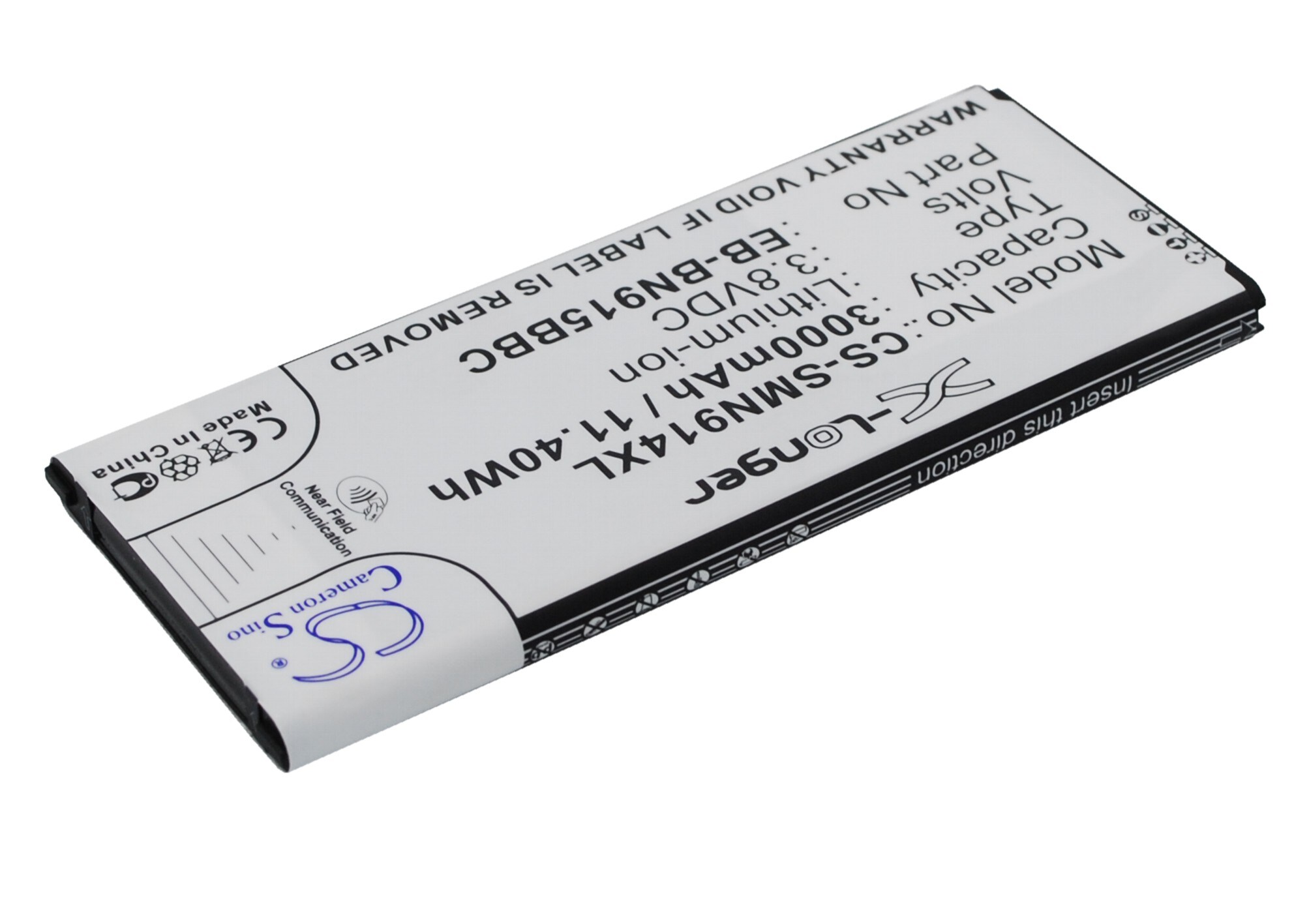 Batteri till SmartPhone, Mobil för Samsung Galaxy Note Edge, SM-N915, SM-N915A m.fl.