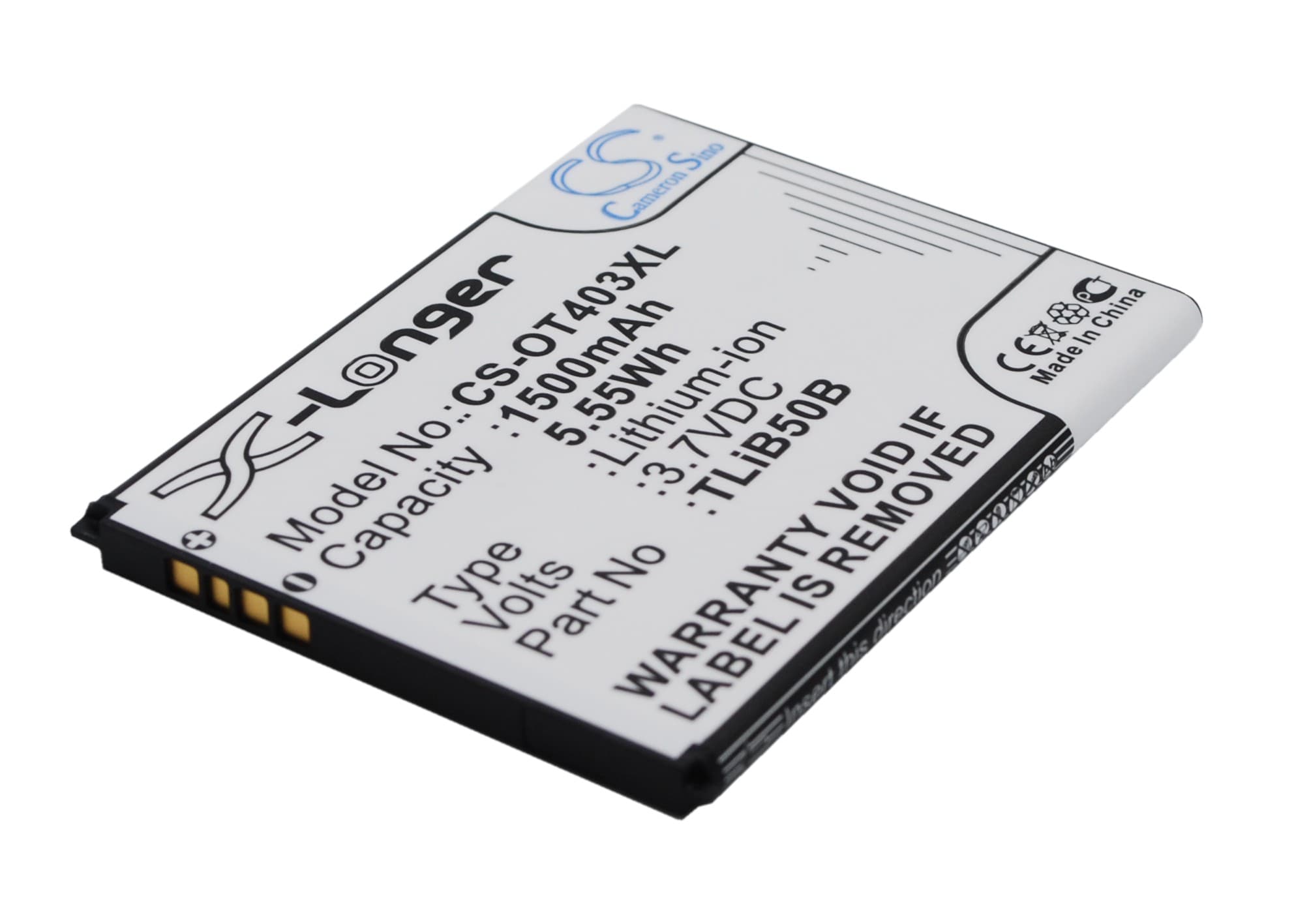 Batteri till SmartPhone, Mobil för Alcatel OT-4030, OT4030D, OT-4030X m.fl.