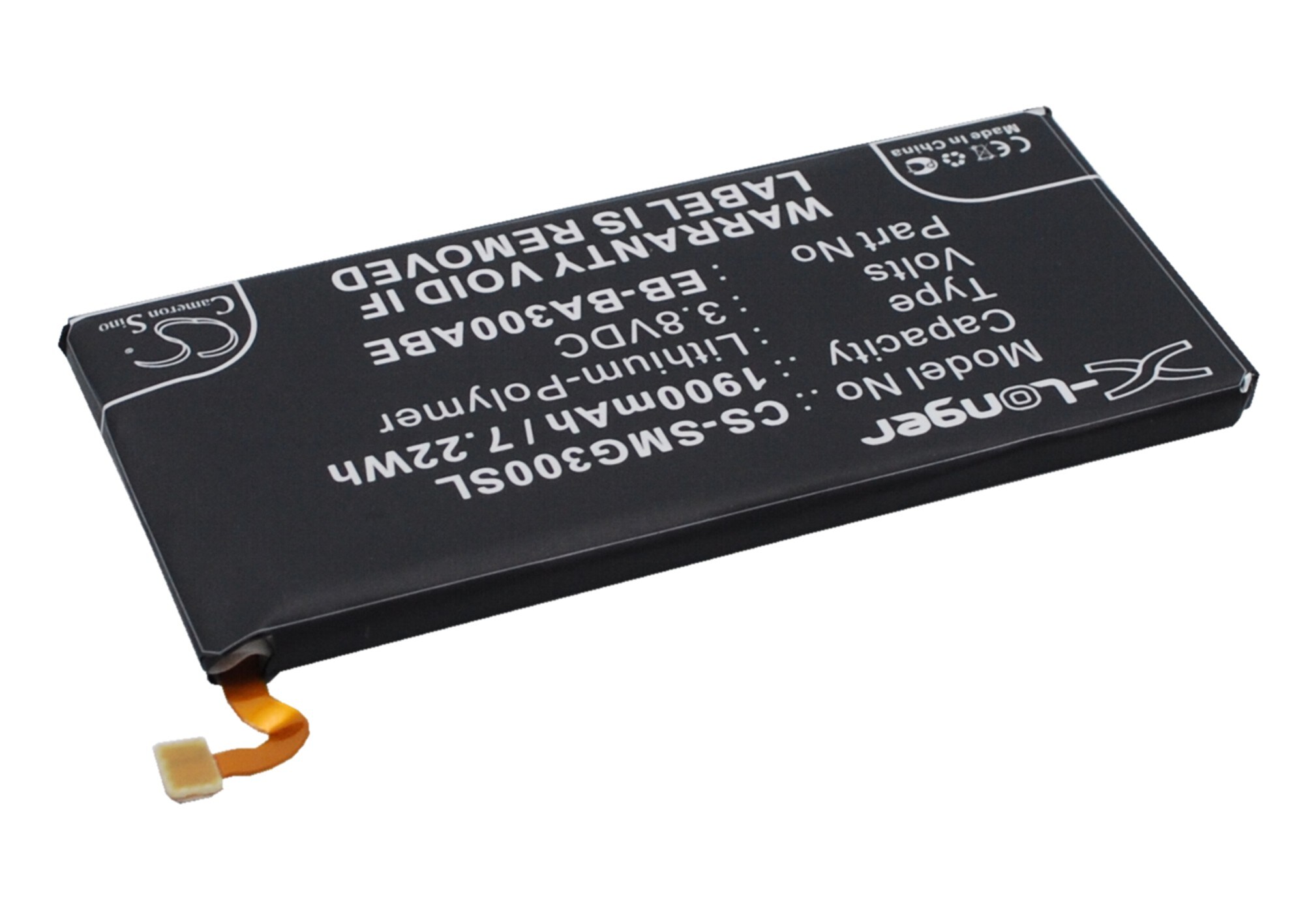 Batteri till SmartPhone, Mobil för Samsung Galaxy A3, SM-A3009, SM-A3000 m.fl.