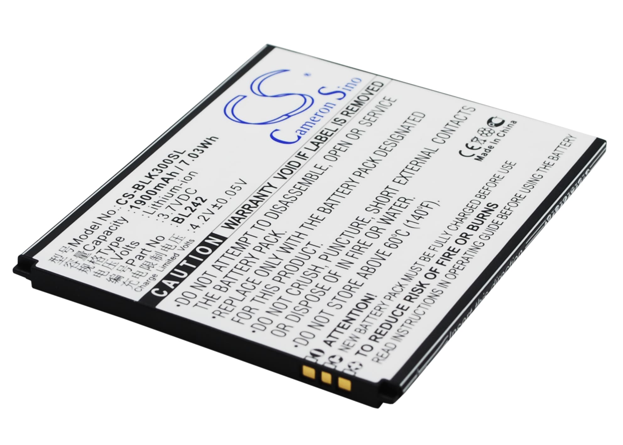 Batteri till SmartPhone, Mobil för Lenovo K3, K30-T, A6000 m.fl.