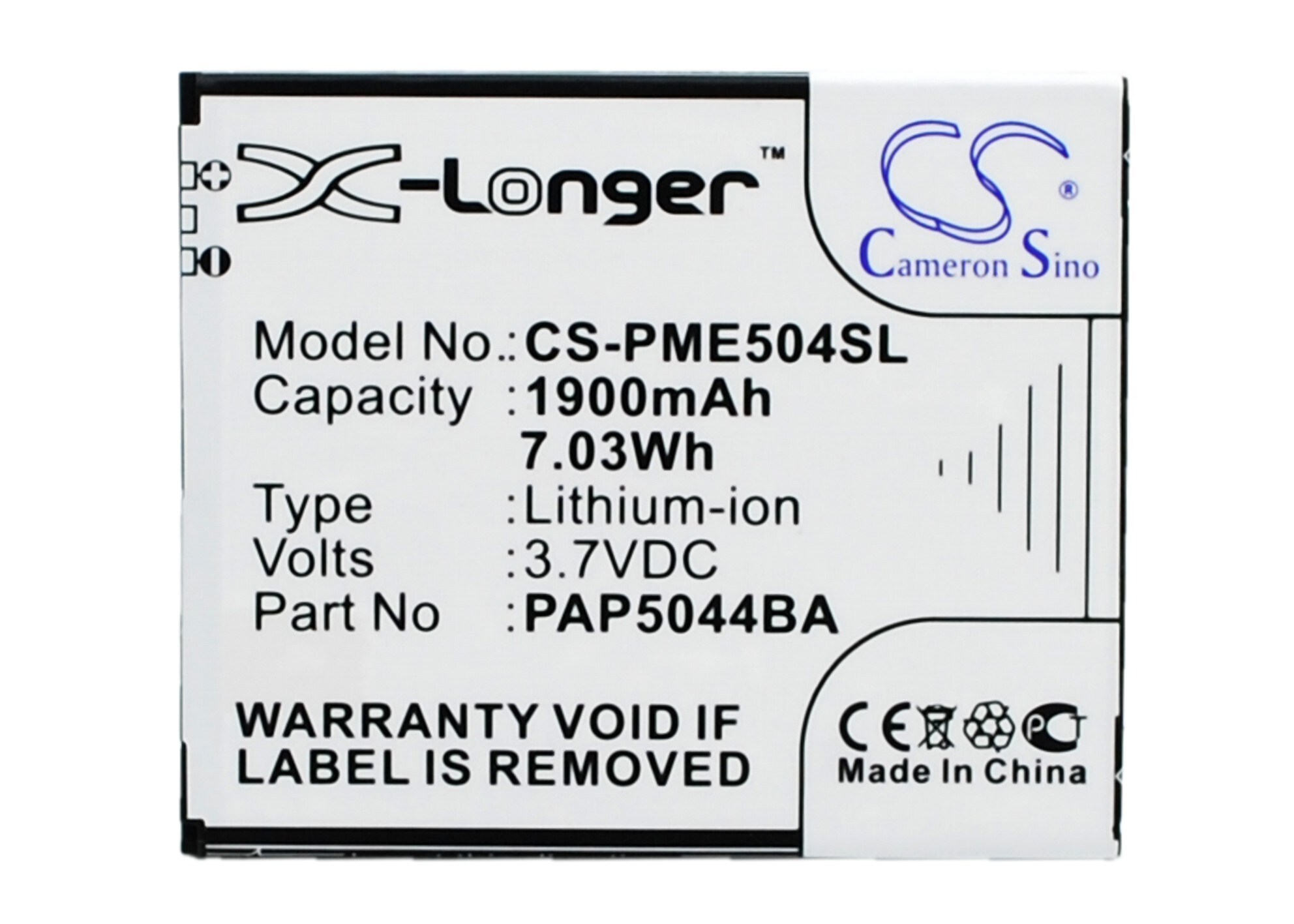 Batteri till SmartPhone, Mobil för Prestigio MultiPhone 5044 Duo, PAP5044 DUO