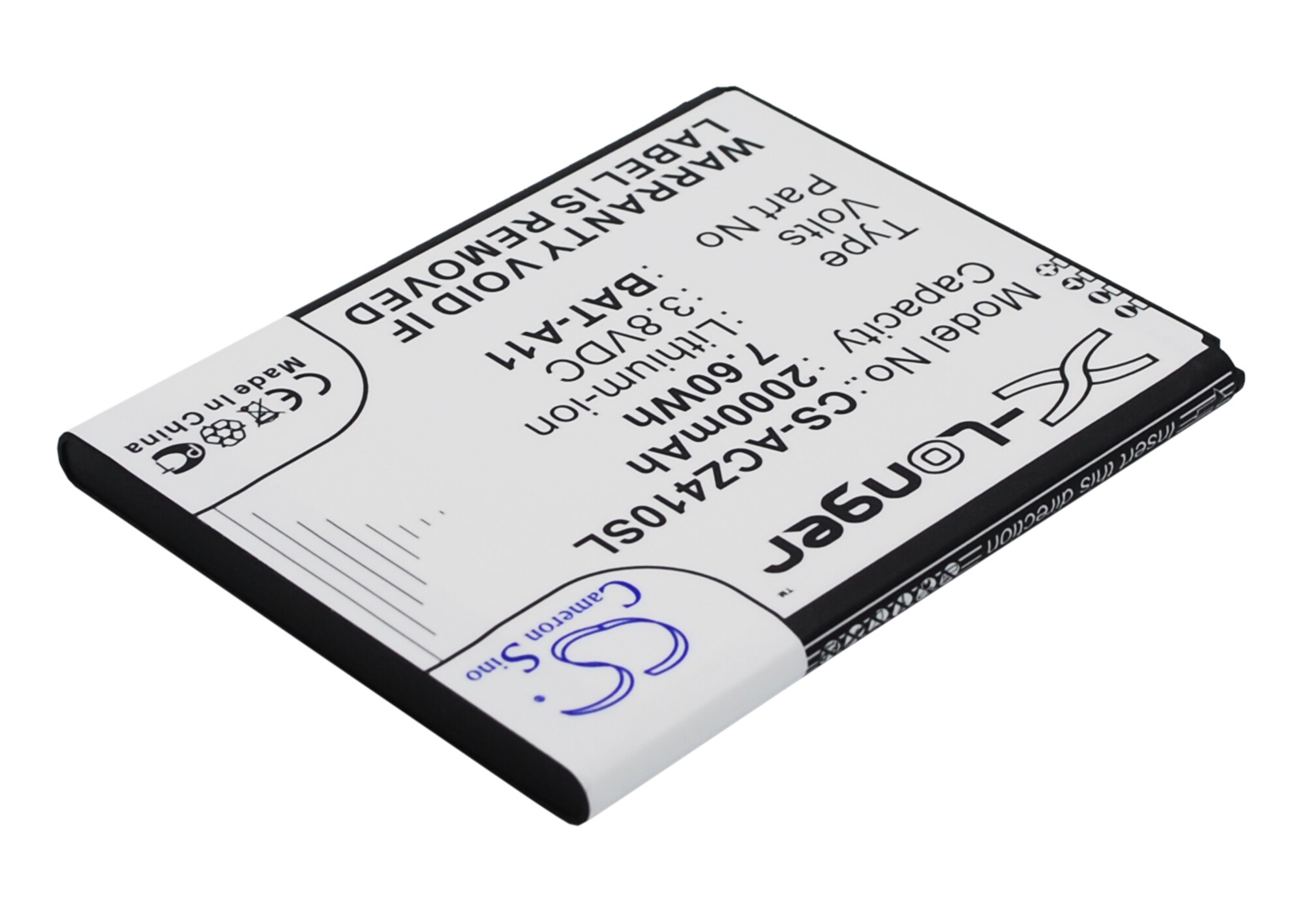 Batteri till SmartPhone, Mobil för Acer Liquid Z410, Liquid M330, Liquid M330 LTE m.fl.