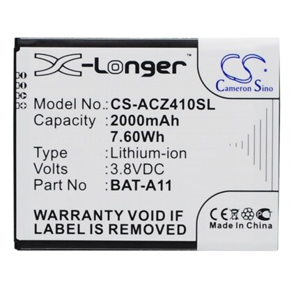 Batteri till SmartPhone, Mobil för Acer Liquid Z410, Liquid M330, Liquid M330 LTE m.fl.