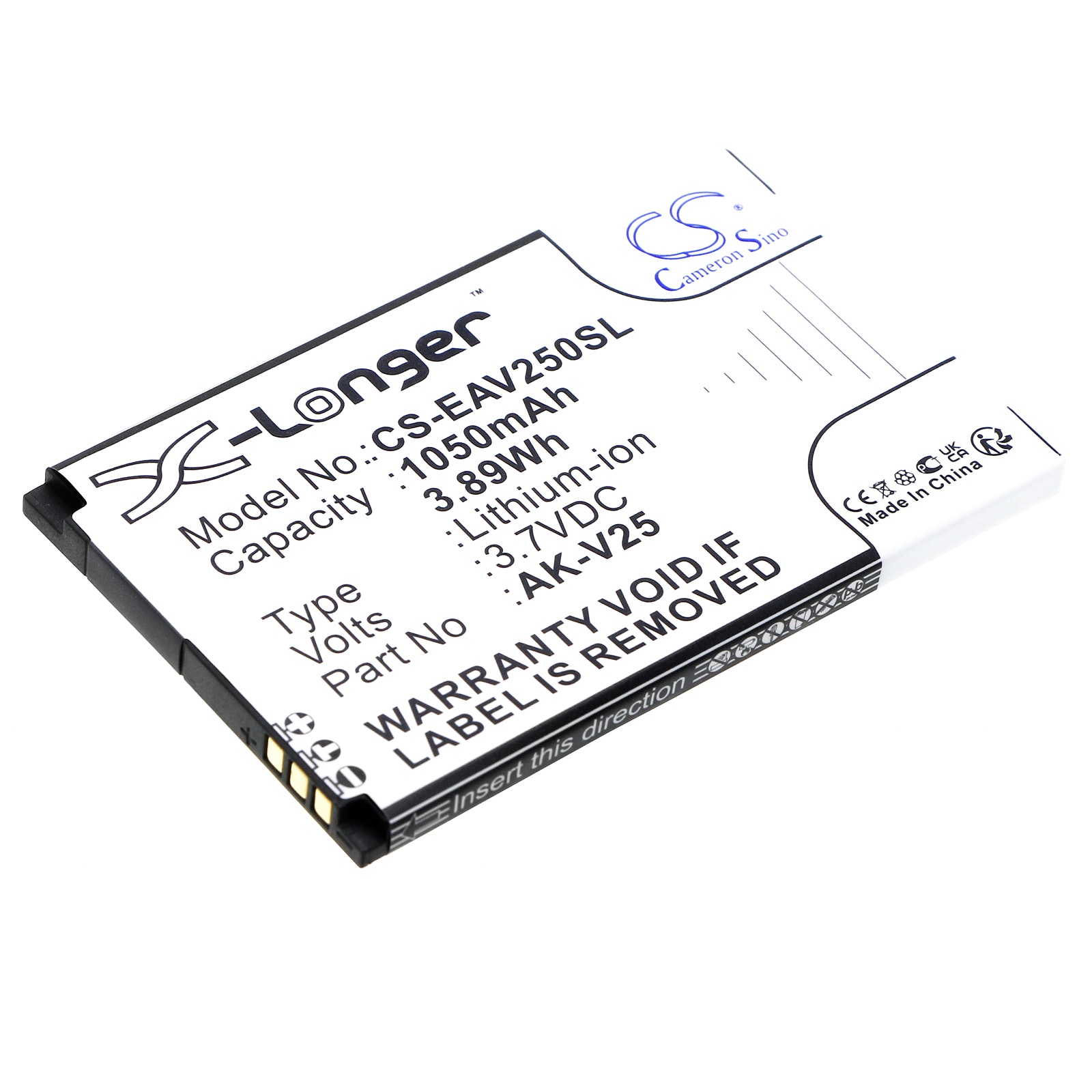 Batteri till SmartPhone, Mobil för Emporia Pure, V25, V25_001 m.fl.