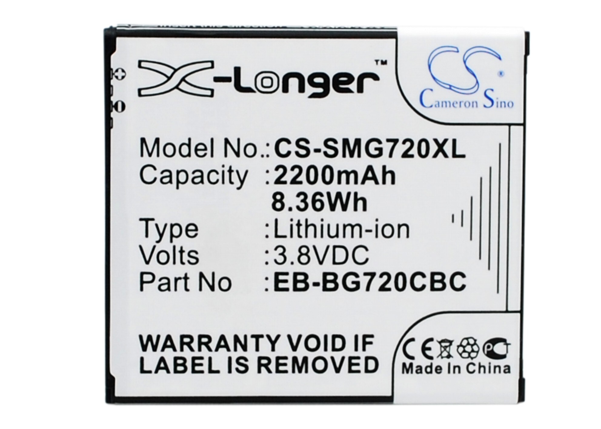 Batteri till SmartPhone, Mobil för Samsung Galaxy Grand 3, Galaxy Grand 3 Duos m.fl.