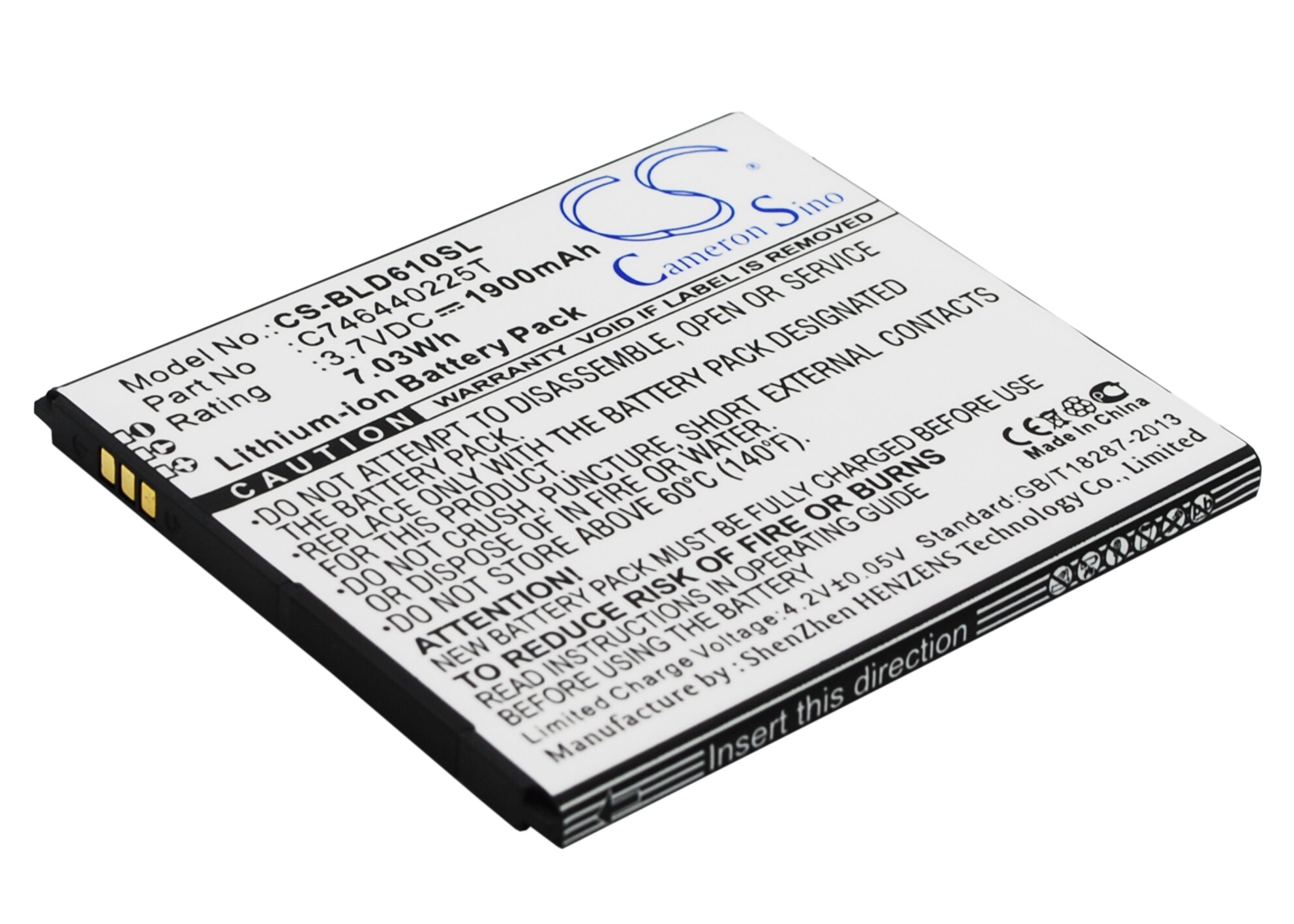 Batteri till SmartPhone, Mobil för BLU Studio 5.5, D610, D610A m.fl.