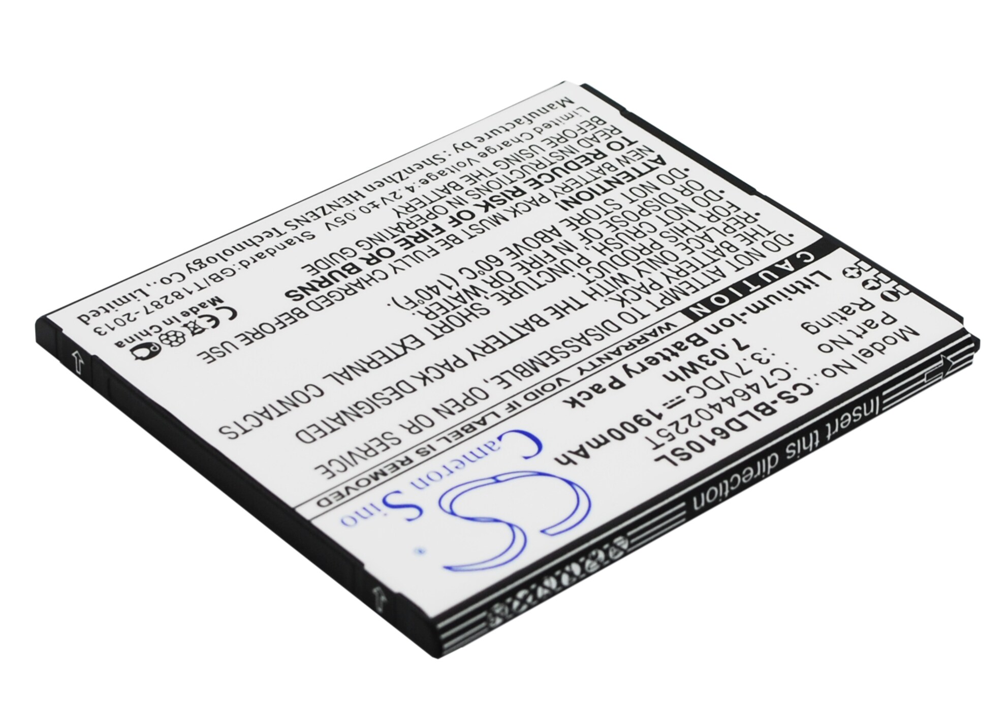 Batteri till SmartPhone, Mobil för BLU Studio 5.5, D610, D610A m.fl.