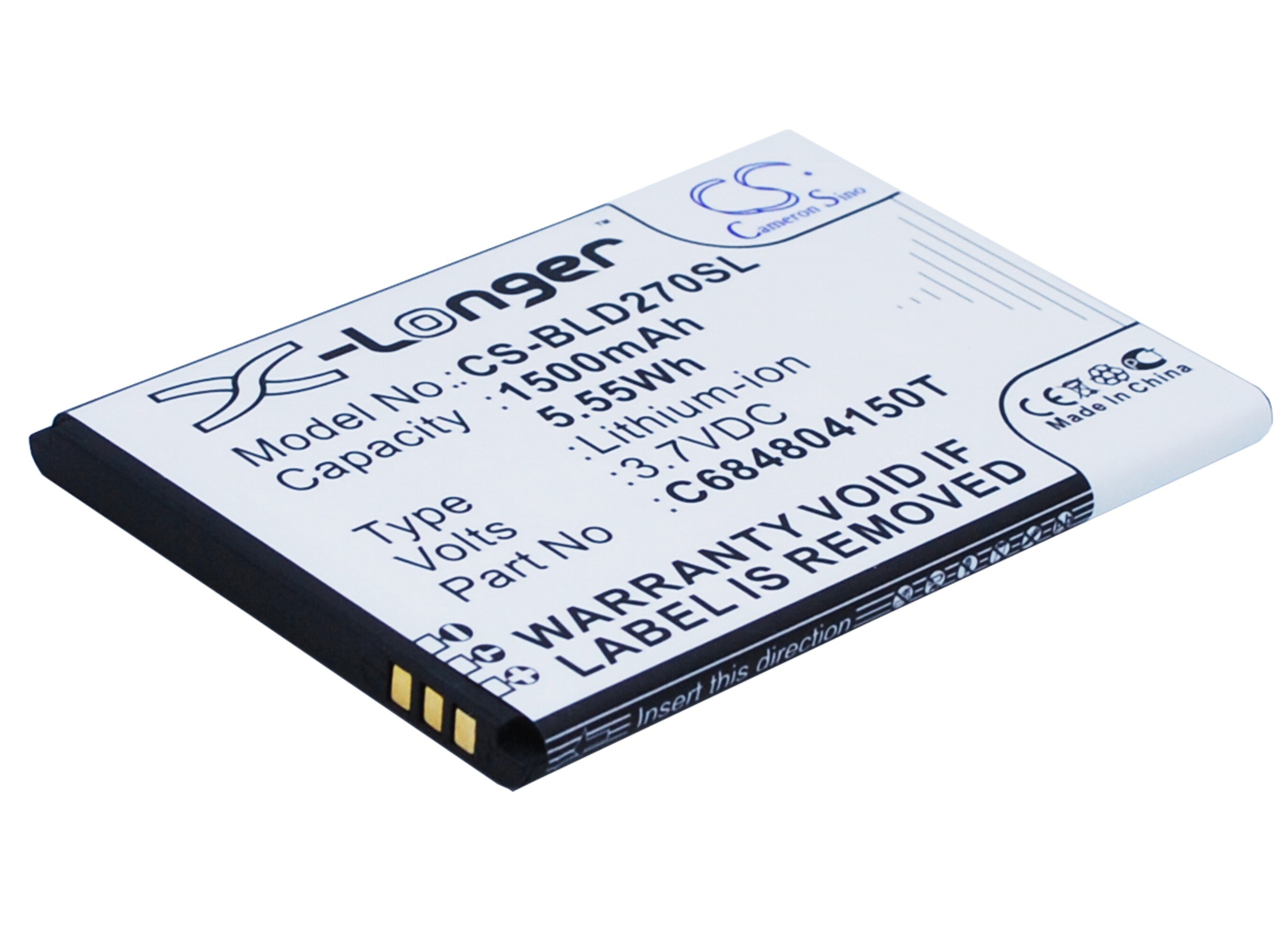 Batteri till SmartPhone, Mobil för BLU Dash 4.0, D270, D270a m.fl.