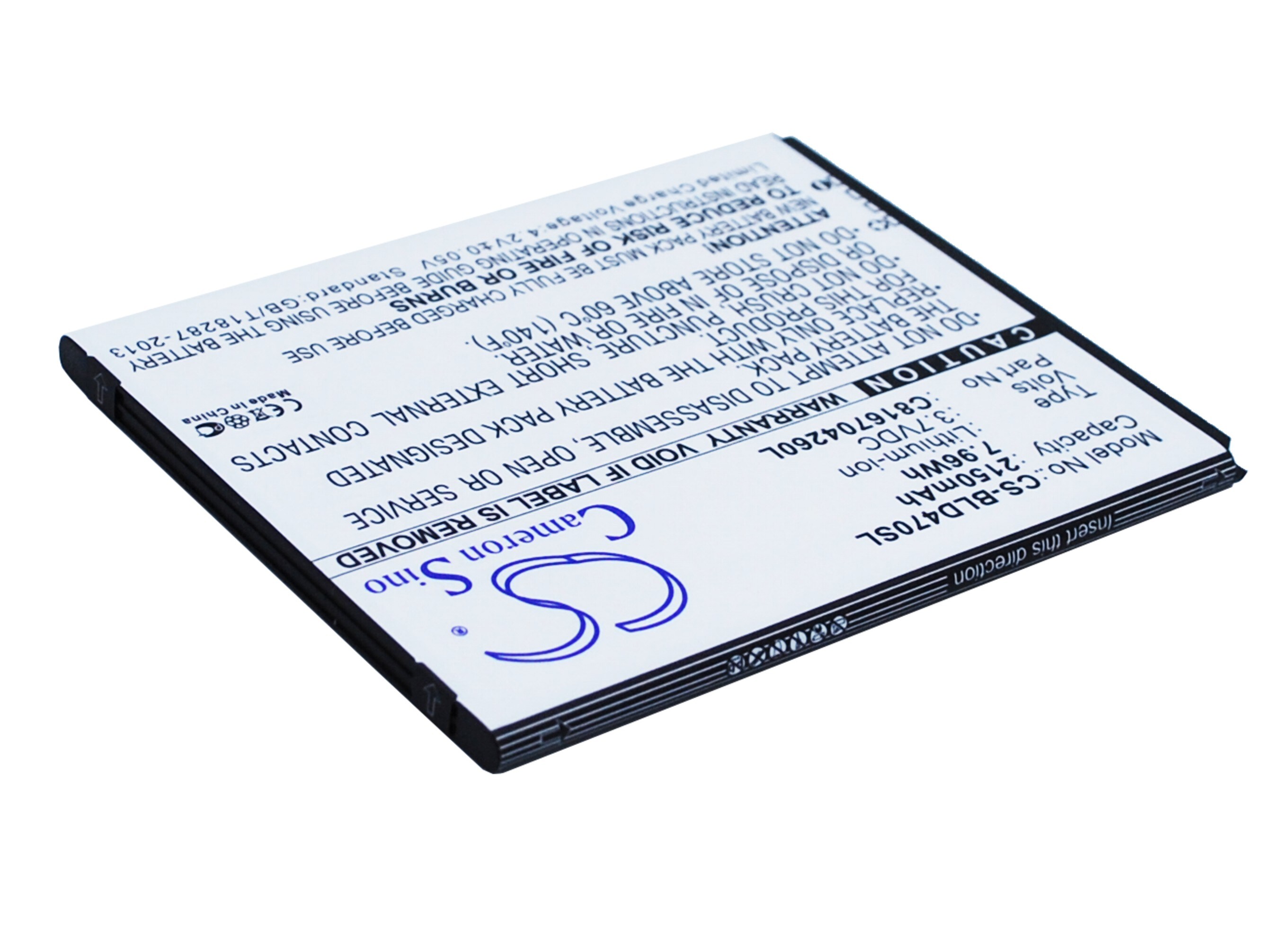 Batteri till SmartPhone, Mobil för BLU Dash 5.5, D470, D470U m.fl.