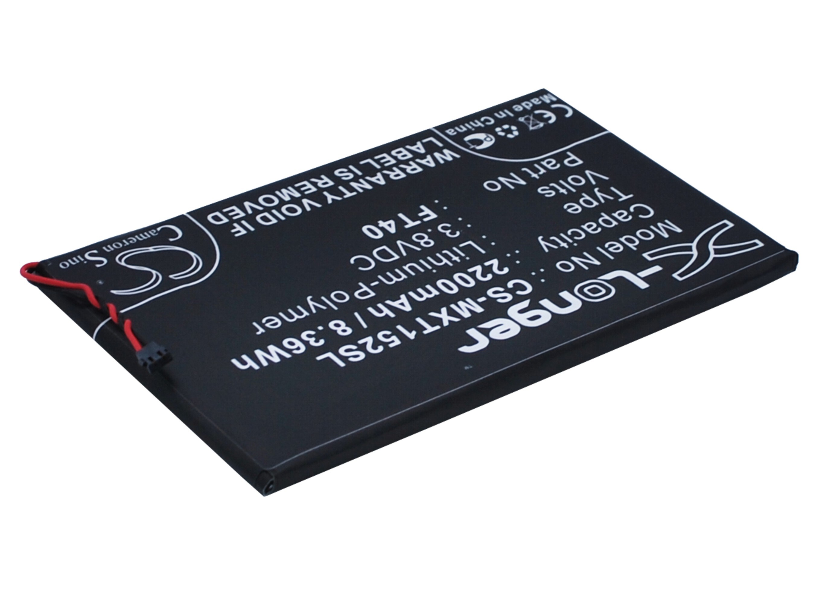 Batteri till SmartPhone, Mobil för Motorola MotoE 2nd, XT1526, XT1528 m.fl.