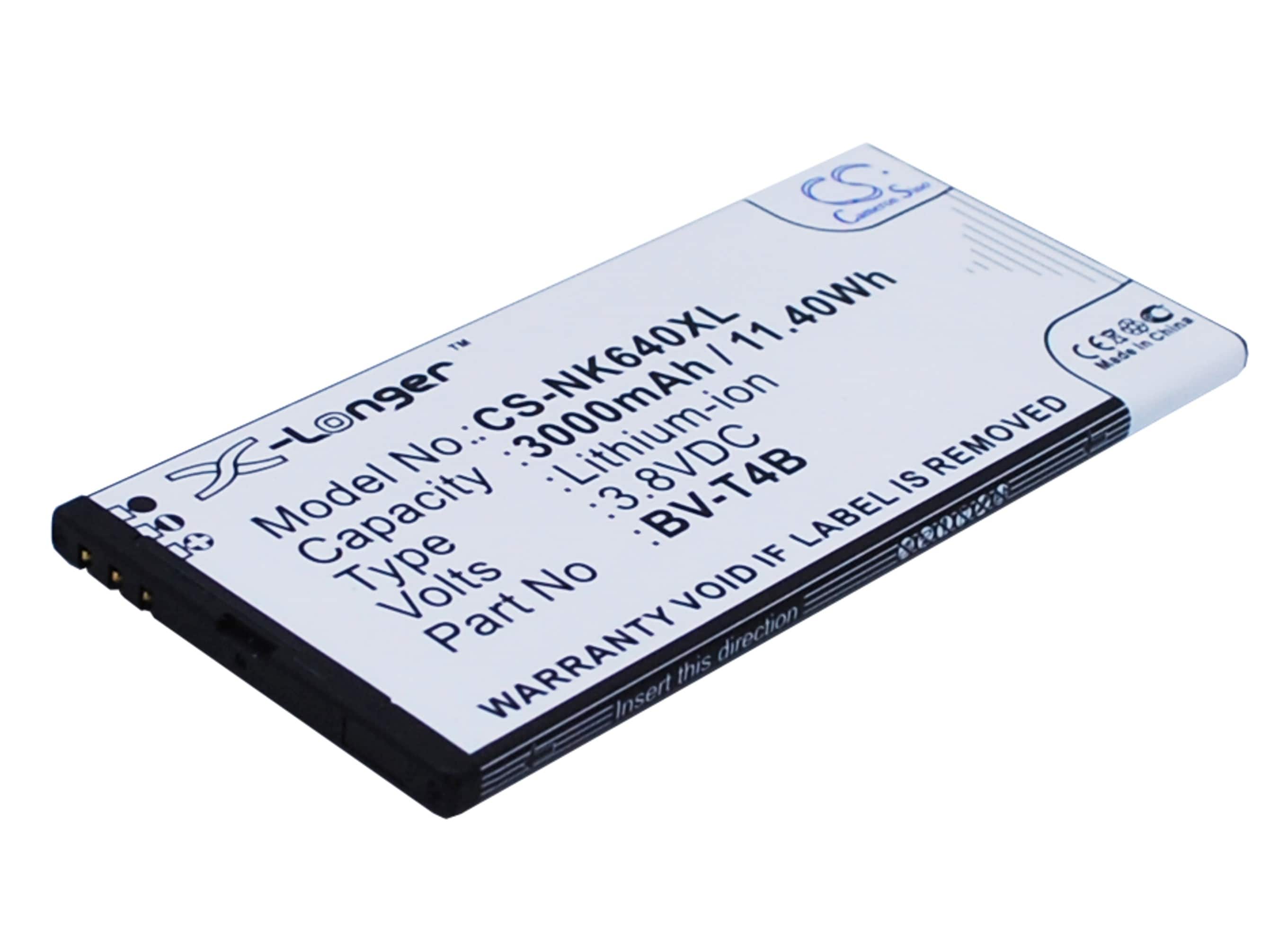 Batteri till SmartPhone, Mobil för Microsoft Lumia 640 XL, RM-1062, RM-1063