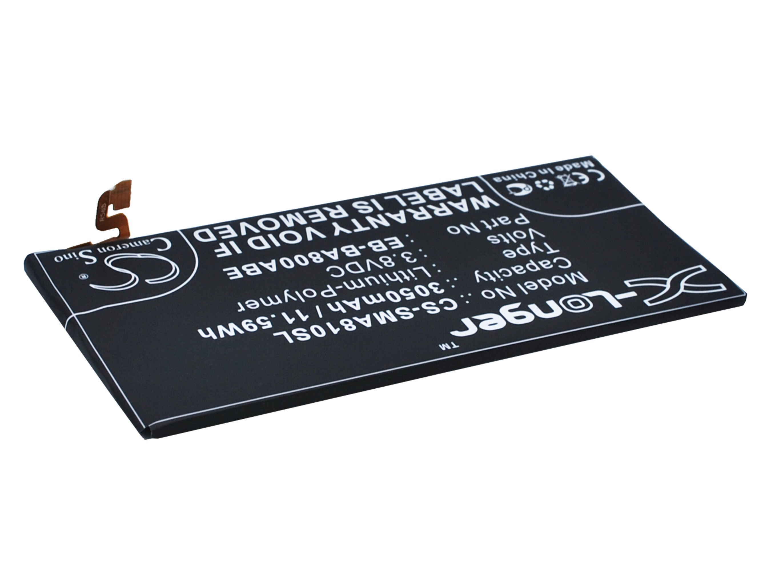 Batteri till SmartPhone, Mobil för Samsung SM-A8000, Galaxy A8 Duos, SM-A800YZ m.fl.