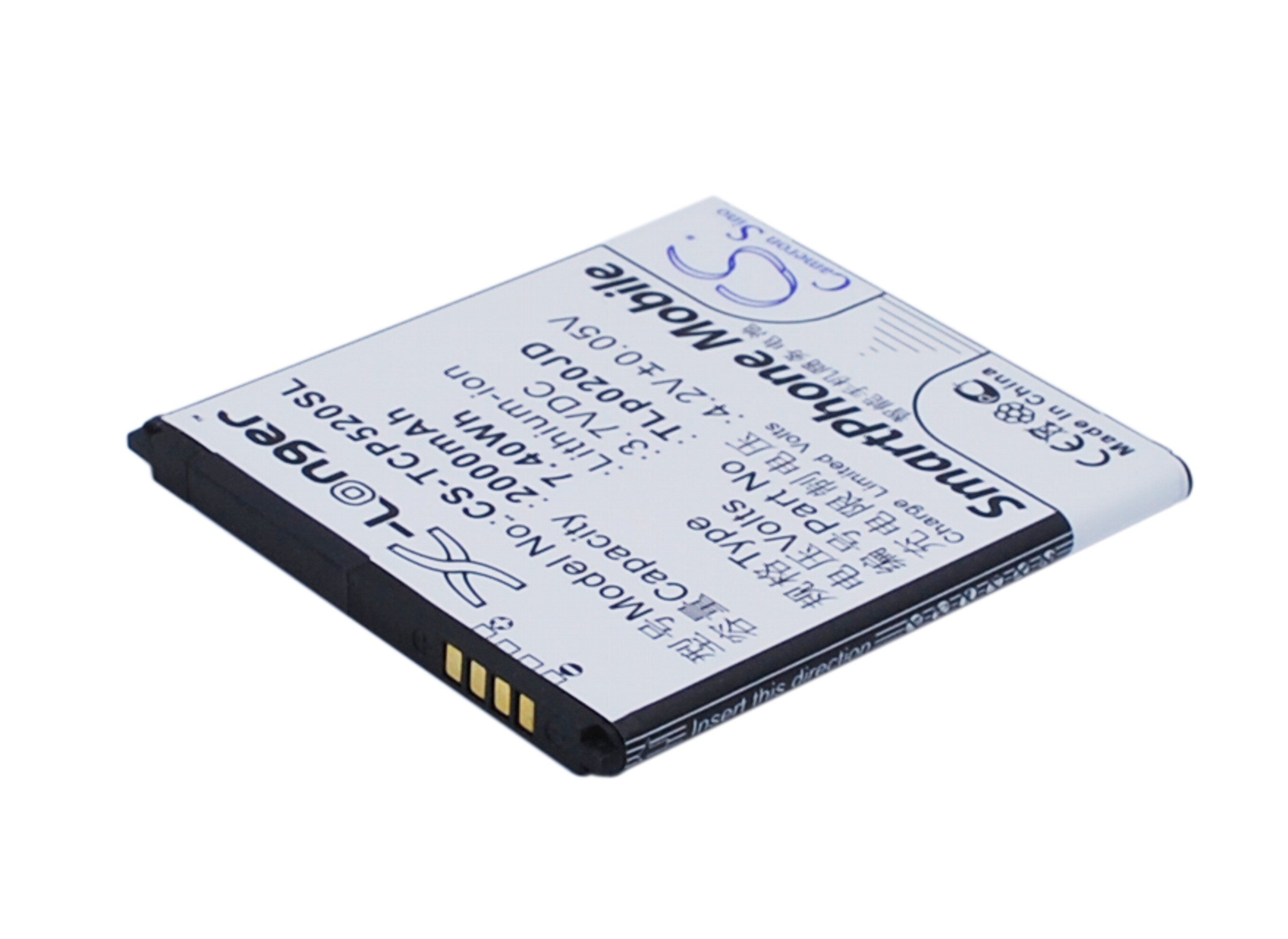 Batteri till SmartPhone, Mobil för TCL P520L, P518L, P5201 m.fl.