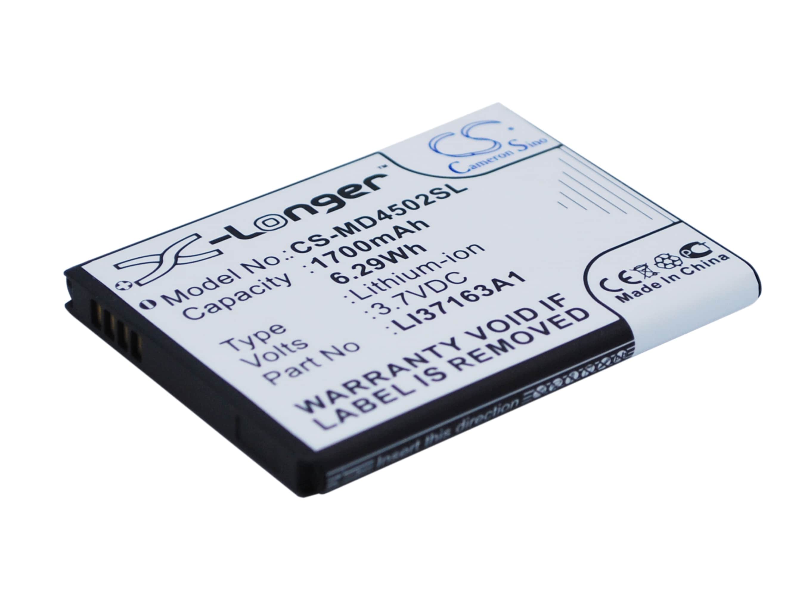 Batteri till SmartPhone, Mobil för Medion Life E4502, MD 98907, MD98907 m.fl.