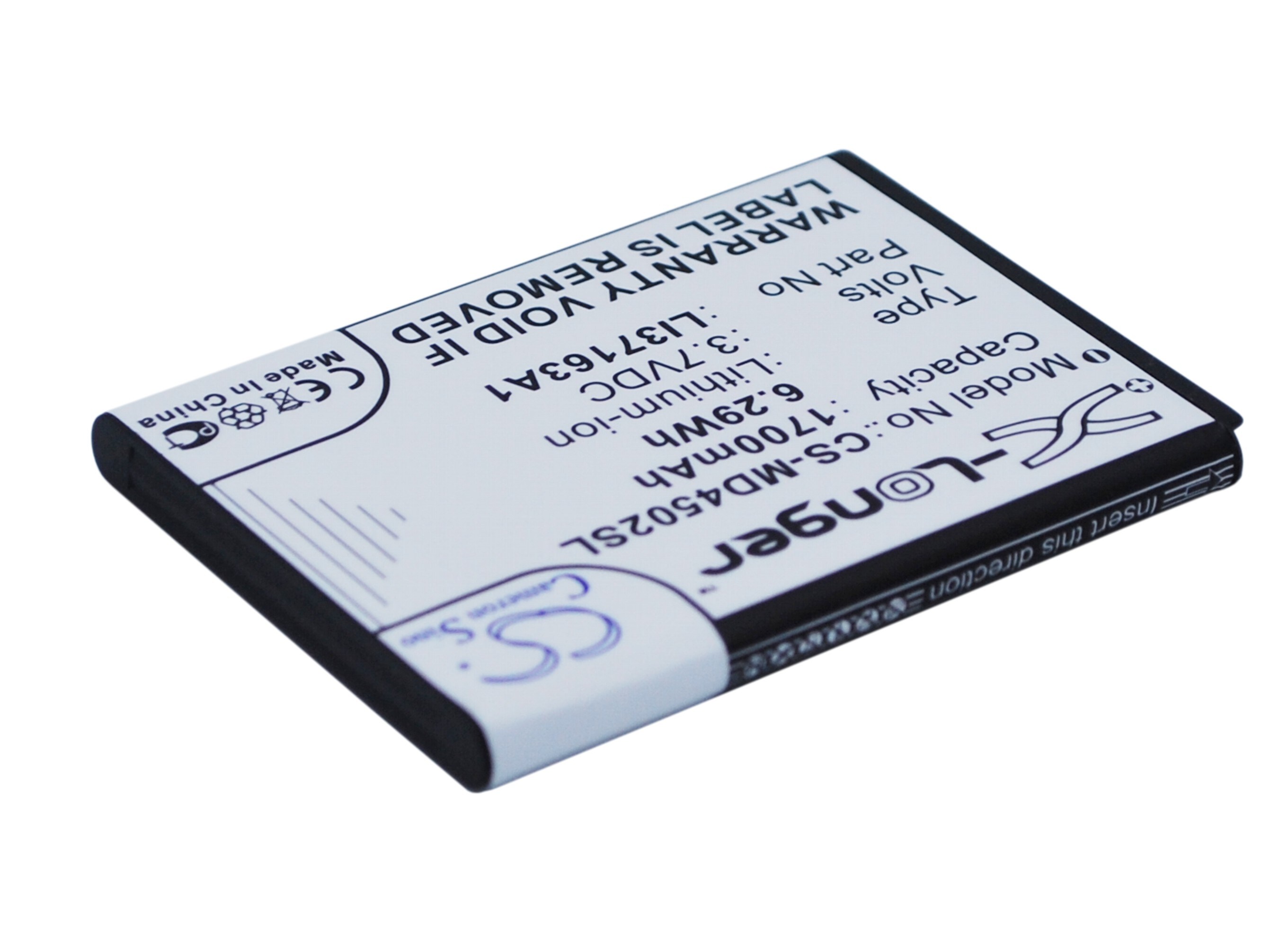 Batteri till SmartPhone, Mobil för Medion Life E4502, MD 98907, MD98907 m.fl.