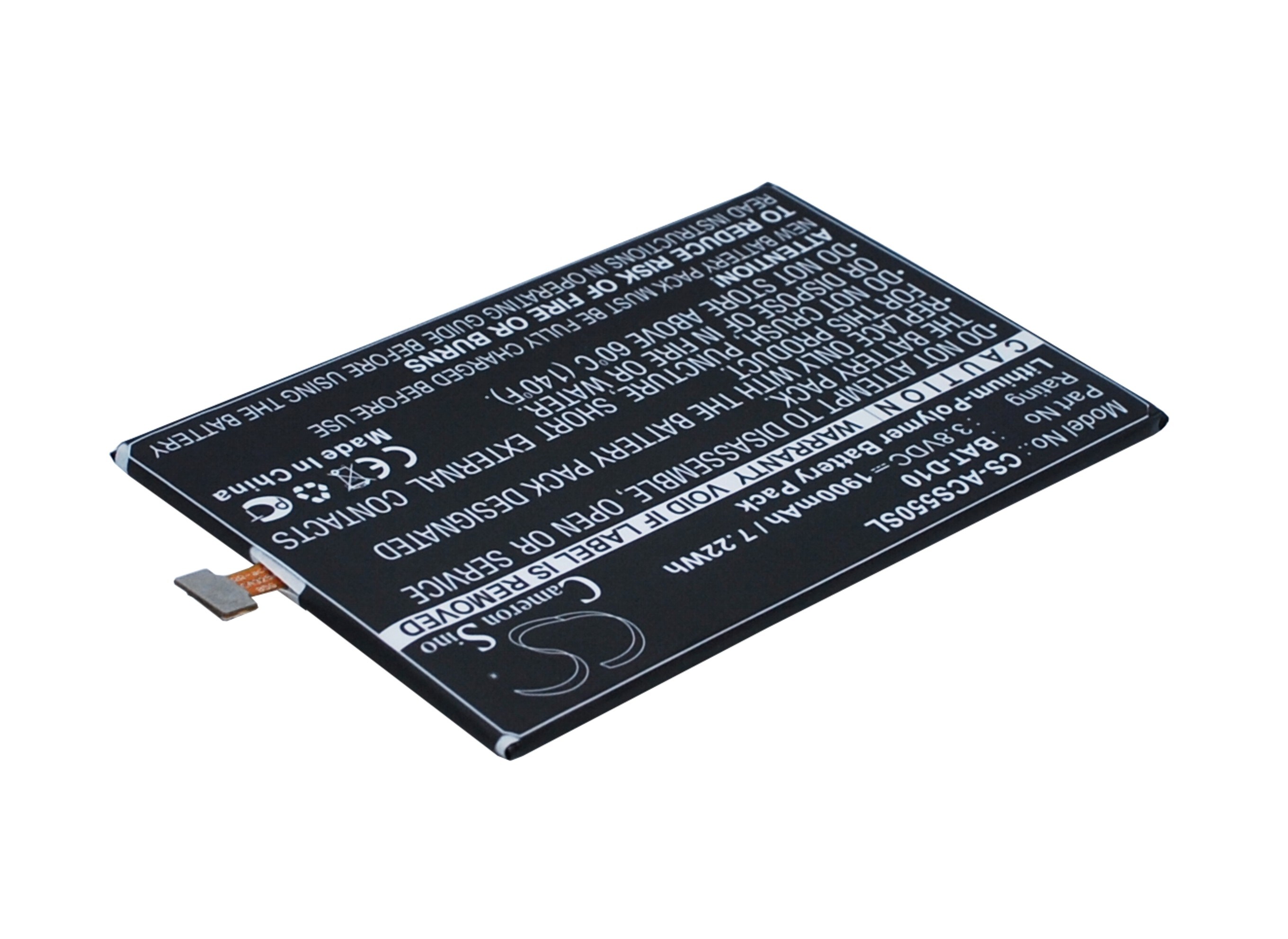 Batteri till SmartPhone, Mobil för Acer Liquid Jade S, S56, Liquid Jade Z m.fl.