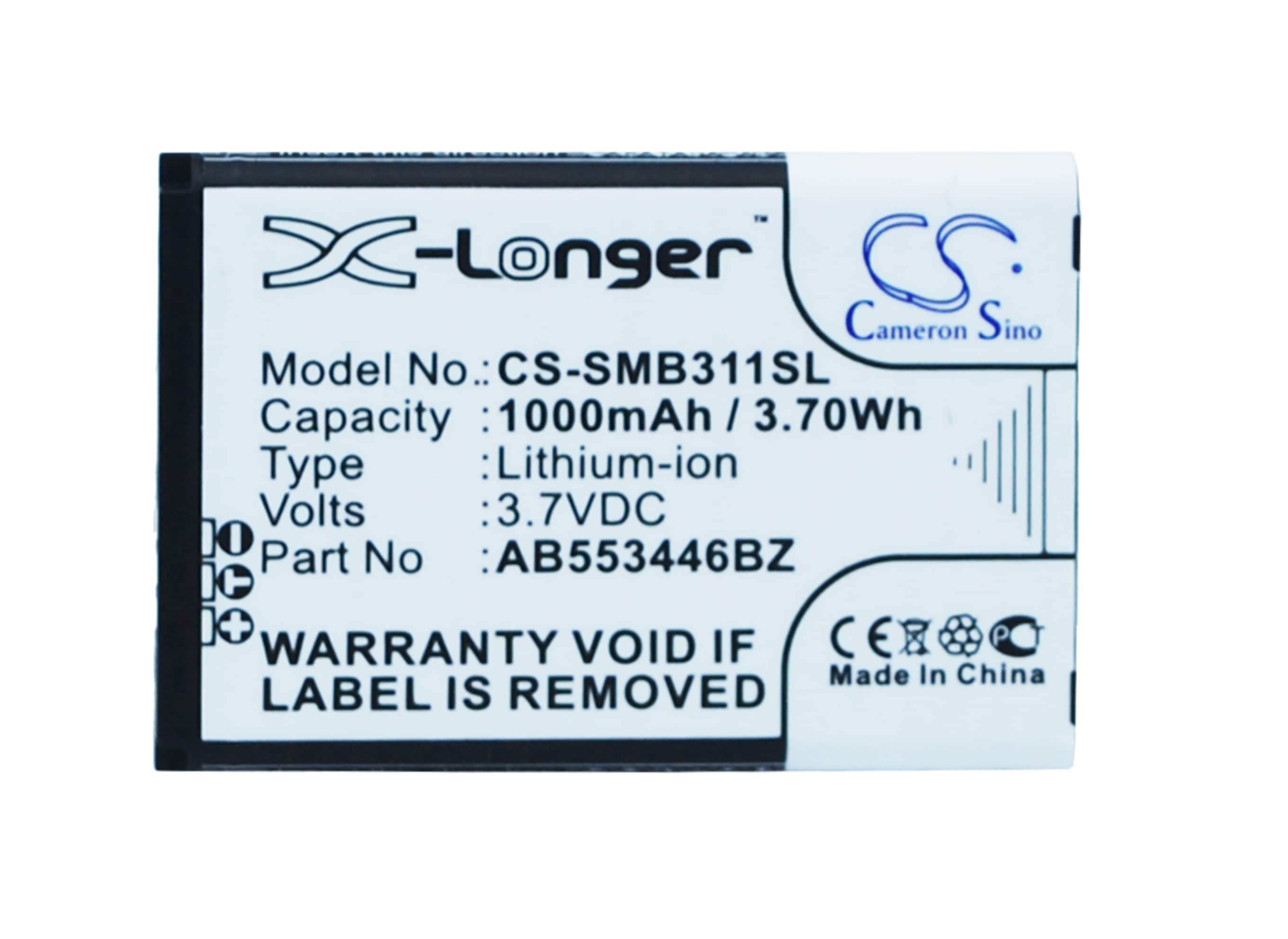 Batteri till SmartPhone, Mobil för Samsung Gusto 3, SM-B311, SM-B311B m.fl.