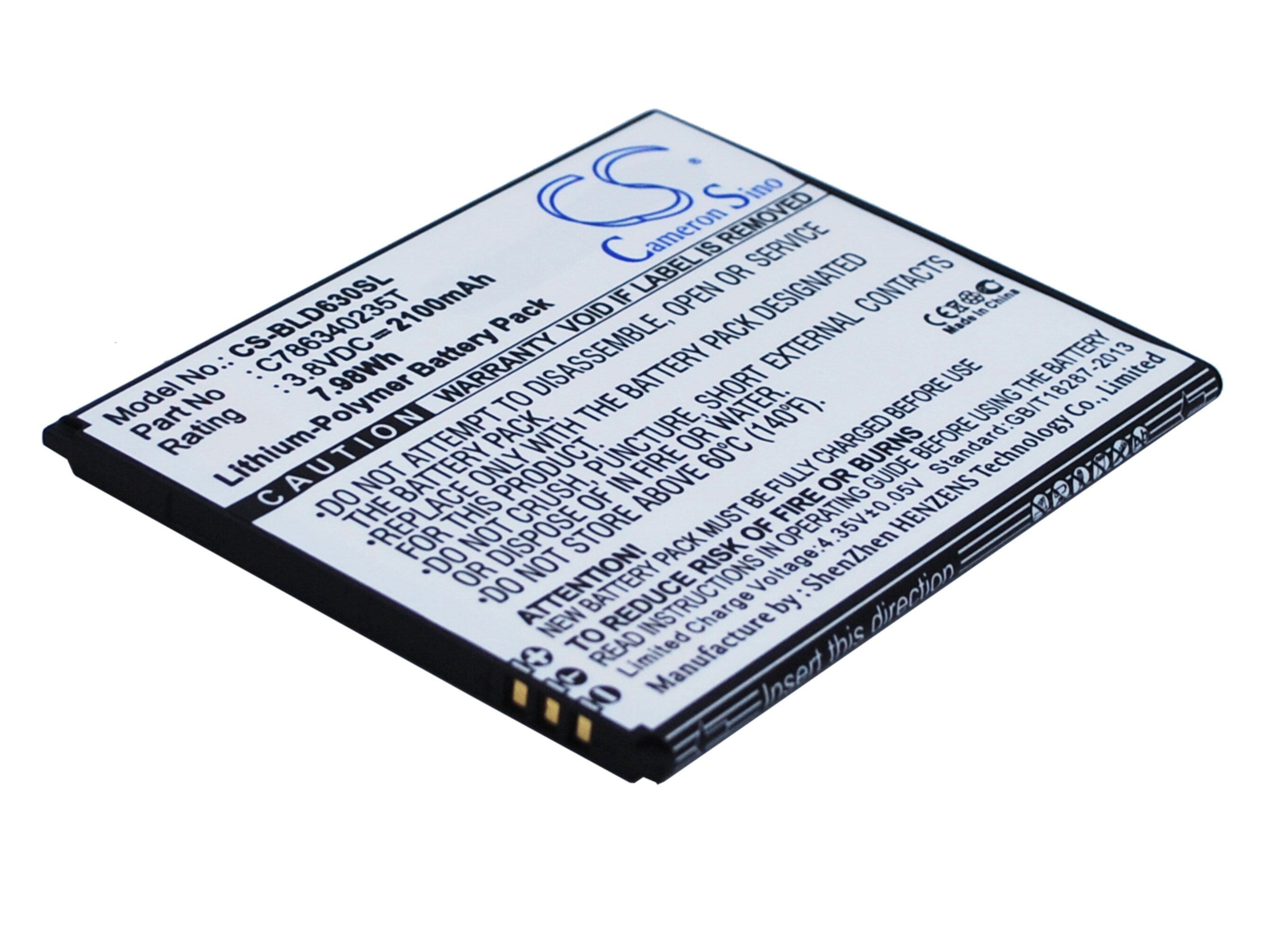 Batteri till SmartPhone, Mobil för BLU Studio 5.5S, D630U, D630L
