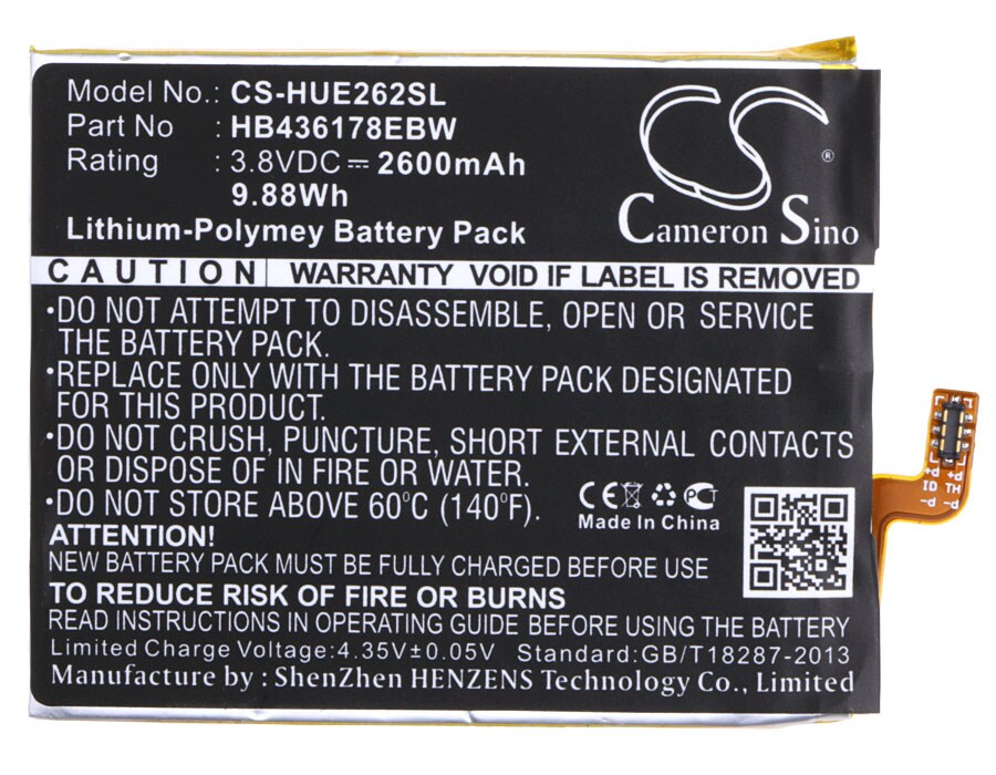 Batteri till SmartPhone, Mobil för Huawei E2629, 2629, Mate S m.fl.