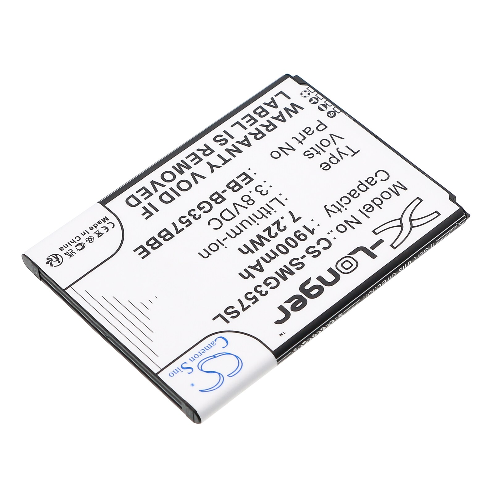 Batteri till SmartPhone, Mobil för Samsung SM-G357M, Galaxy Ace Style LTE, SM-G357FZ m.fl.