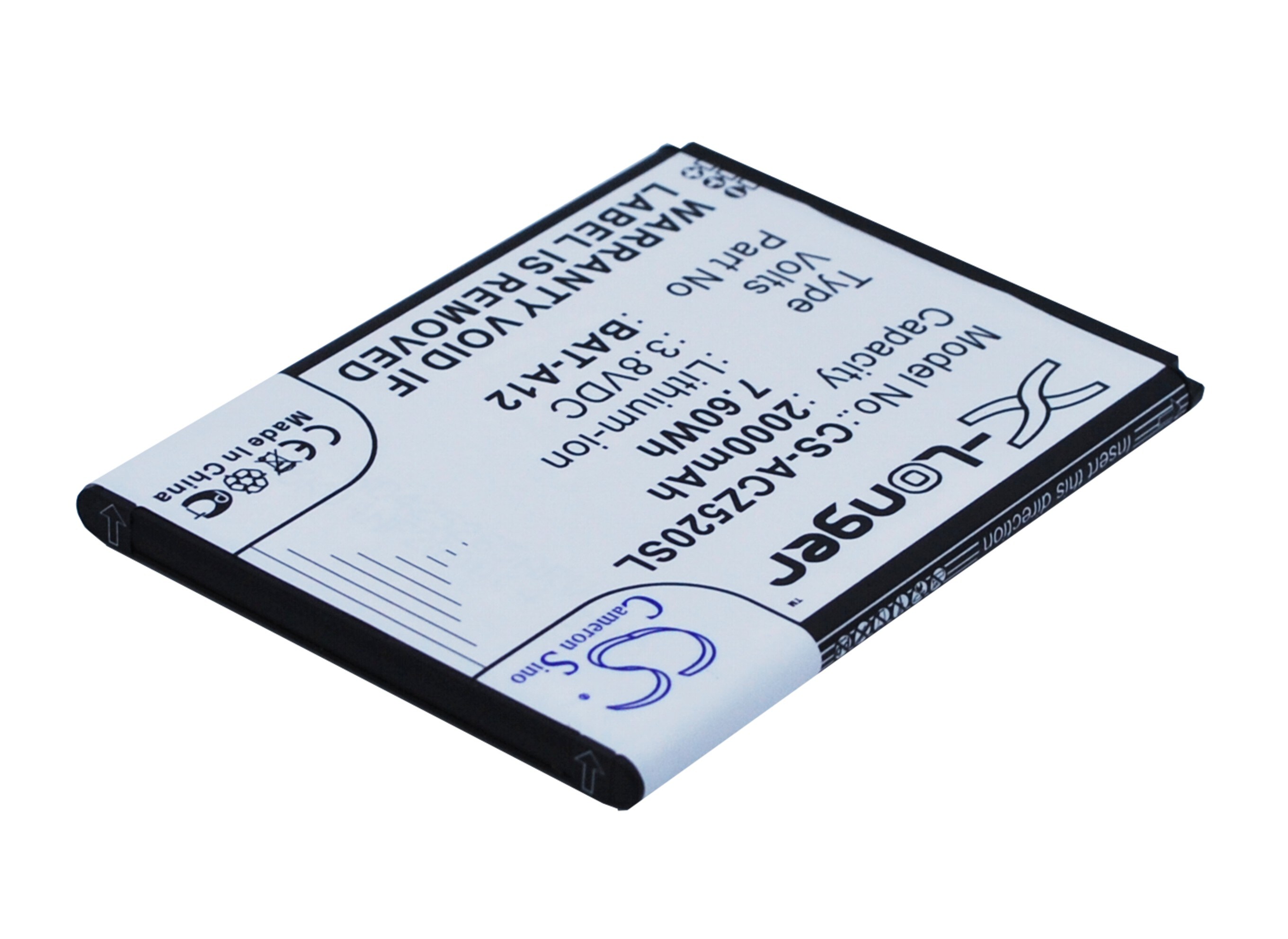 Batteri till SmartPhone, Mobil för Acer Liquid Z520, Liquid Z520 Dual SIM