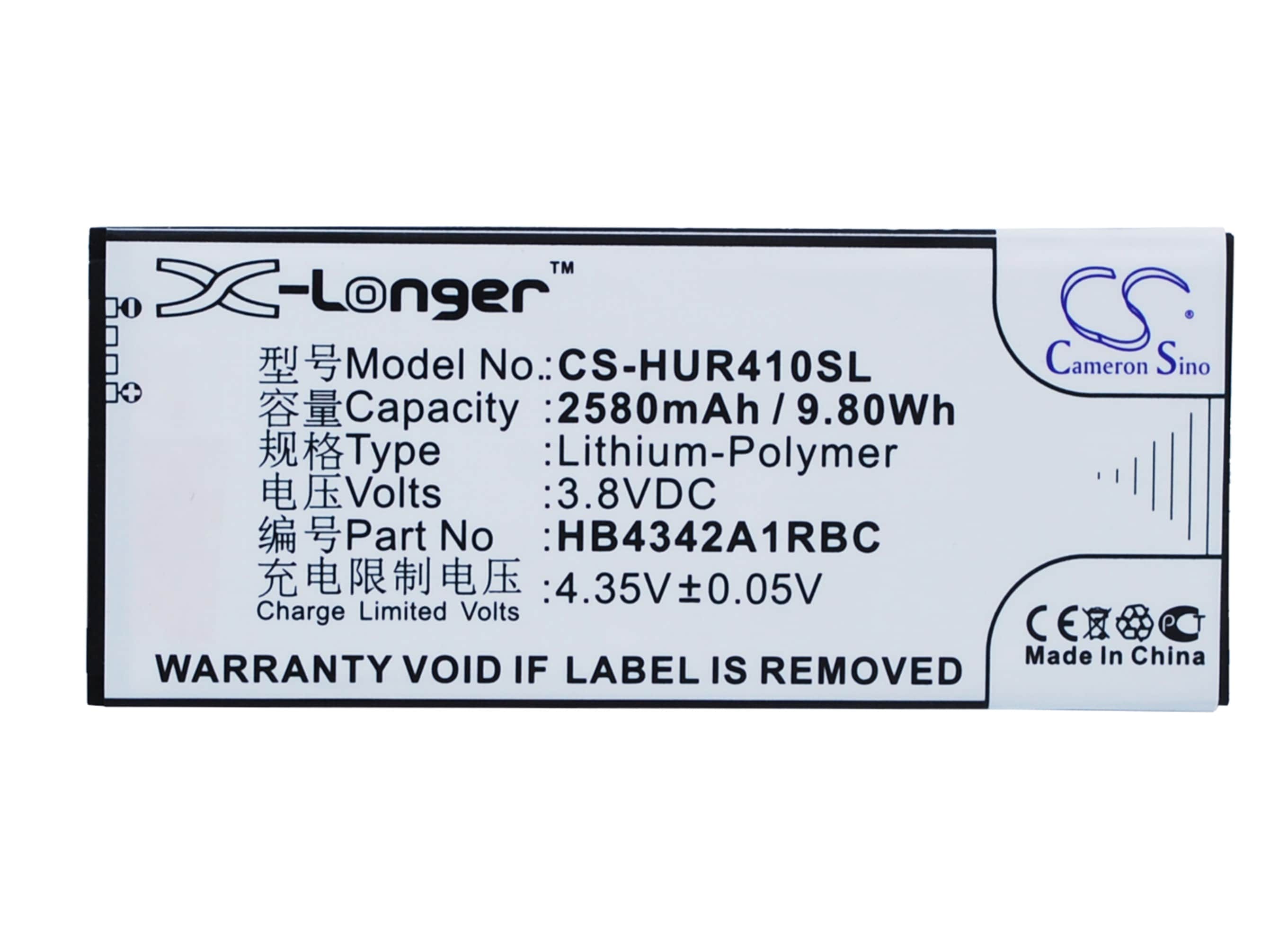 Batteri till SmartPhone, Mobil för Huawei Honor 4A, Honor 4A Dual SIM, SCL-L00 m.fl.