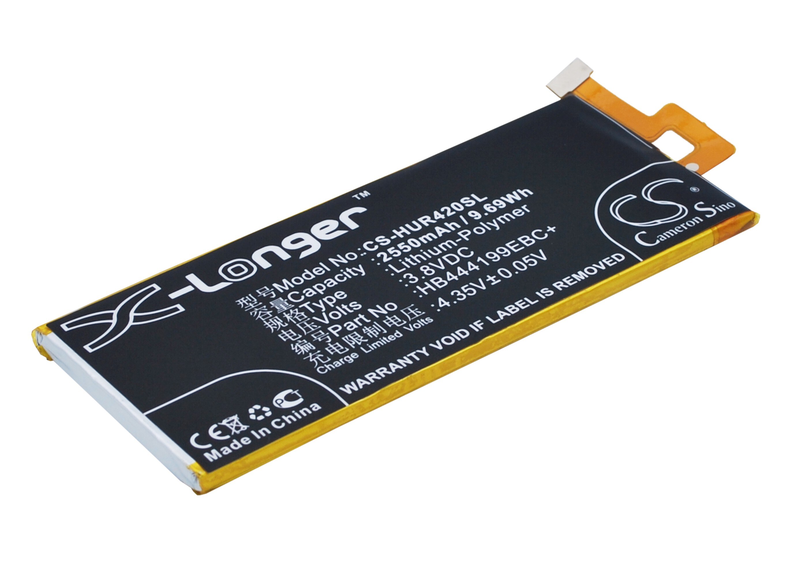 Batteri till SmartPhone, Mobil för Huawei Honor 4C, G Play Mini, C8818 m.fl.