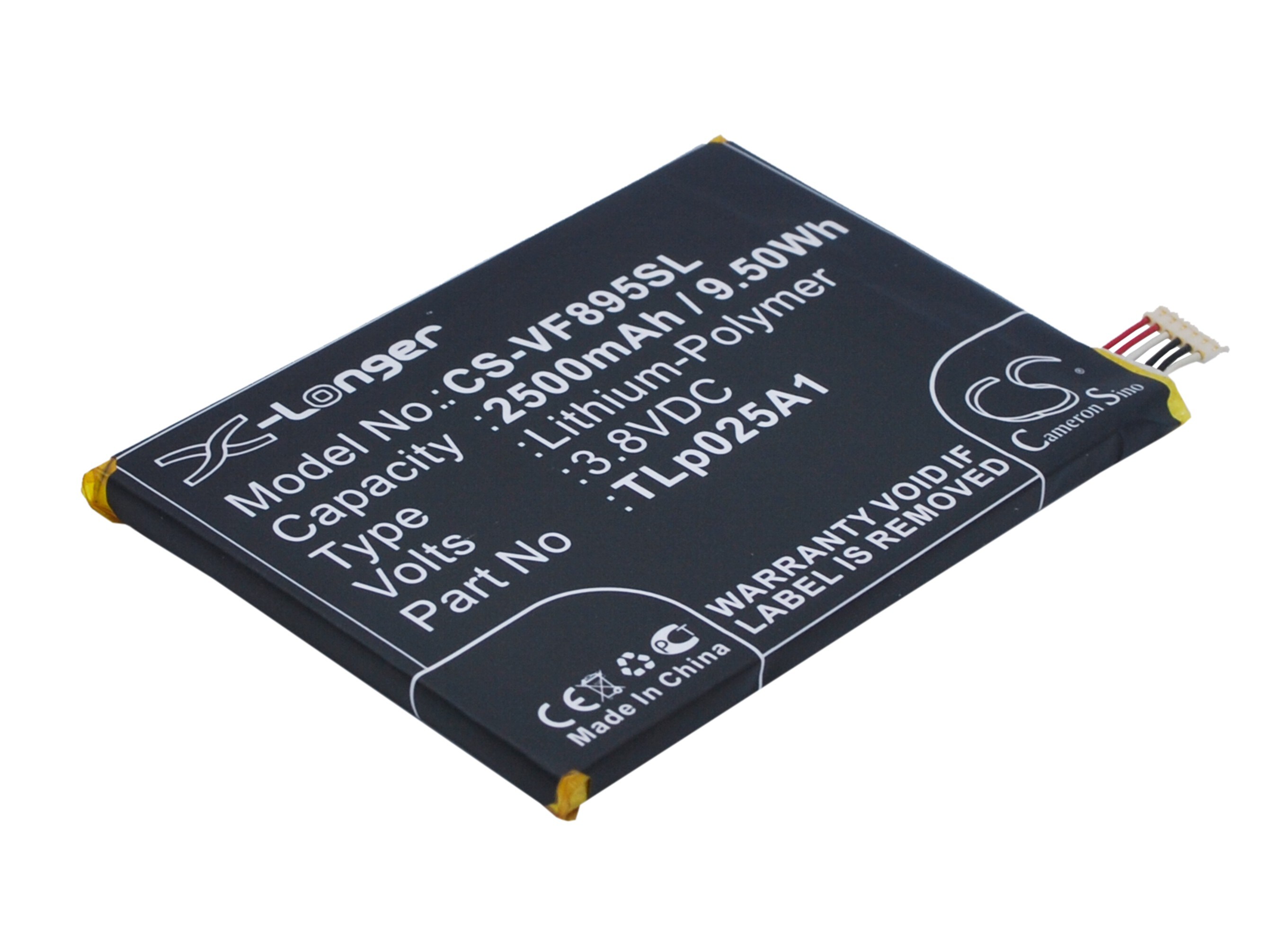 Batteri till SmartPhone, Mobil för Vodafone VF-895, Smart Prime 6, VF-895N